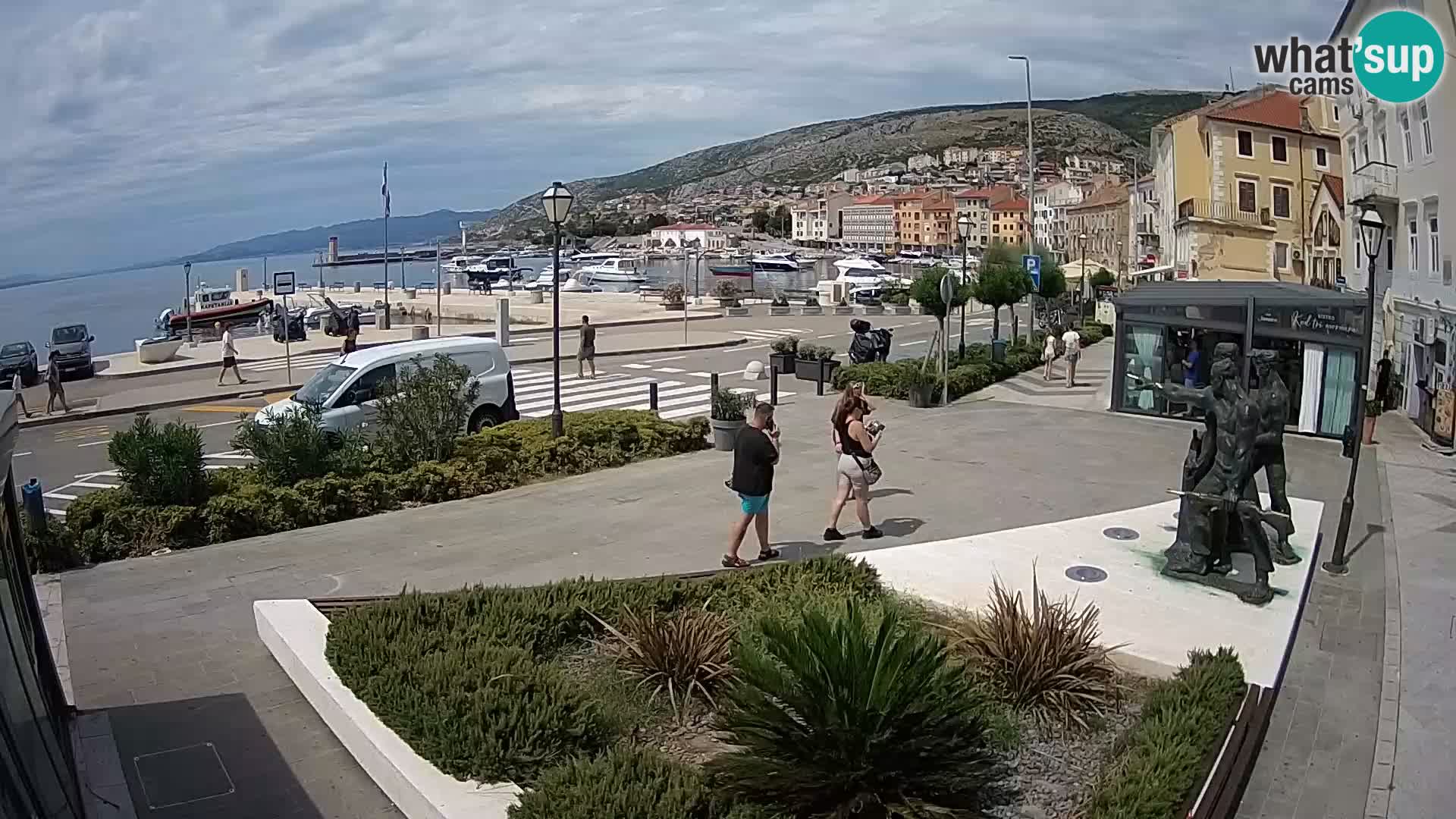 Live webcam Senj riva – seafront – Croatia