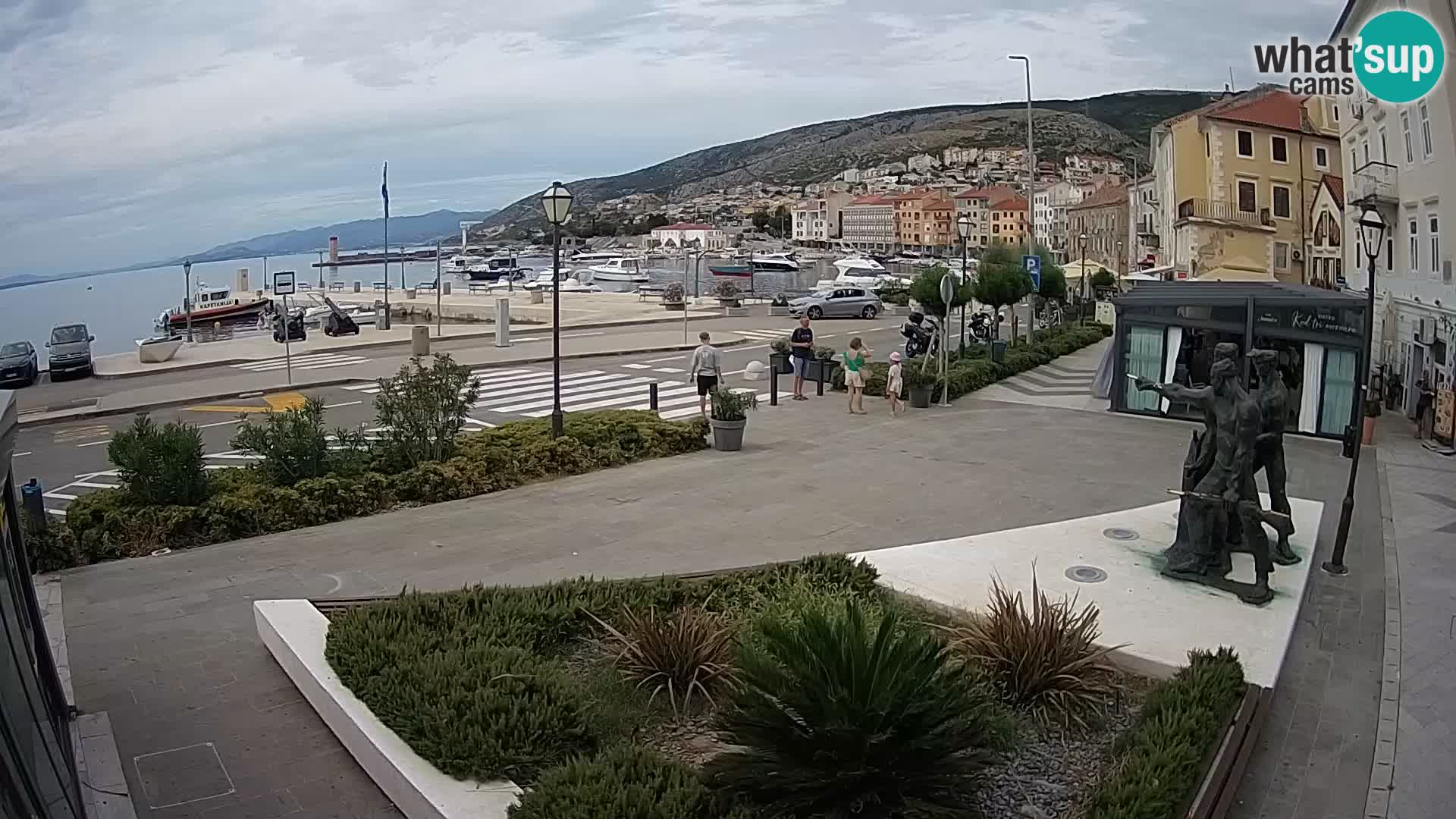 Live webcam Senj riva – seafront – Croatia