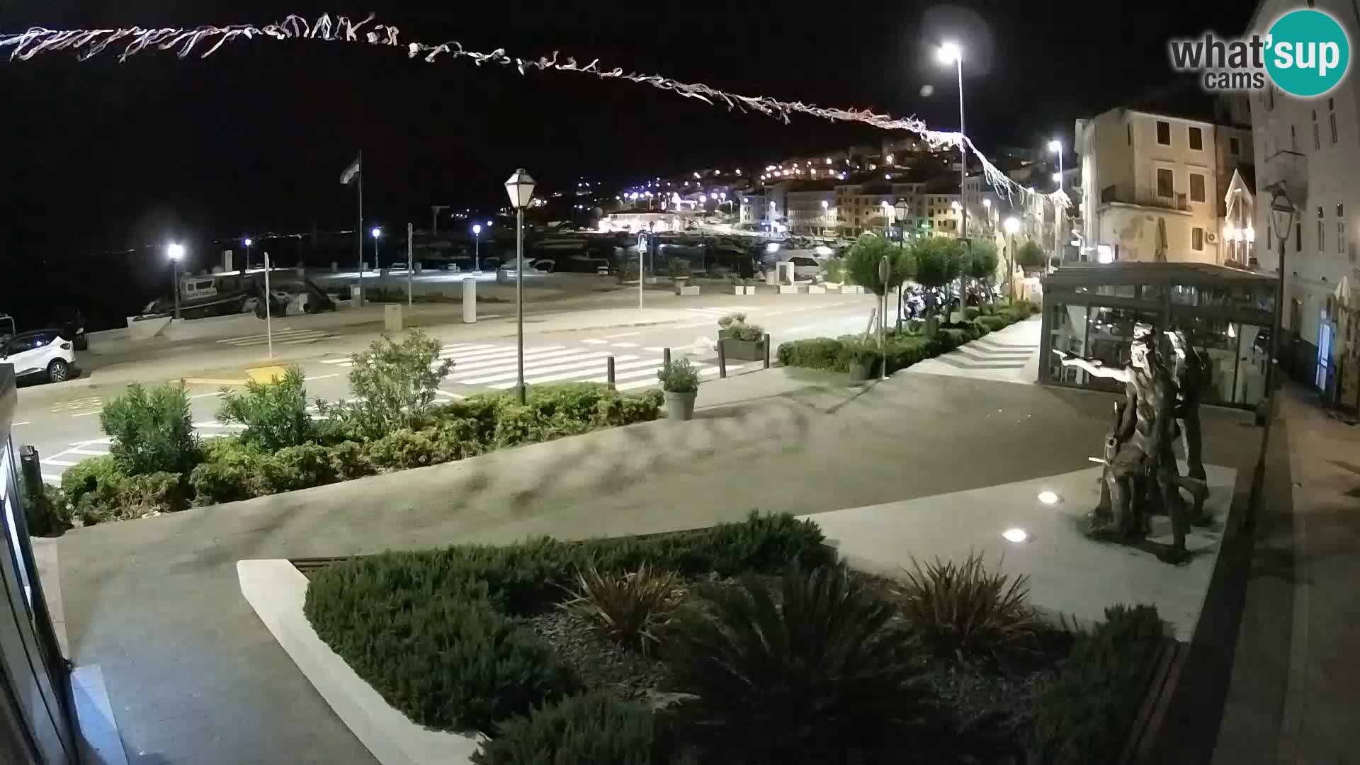 Live-Webcam Senj Riva – direkt am Meer – Kroatien