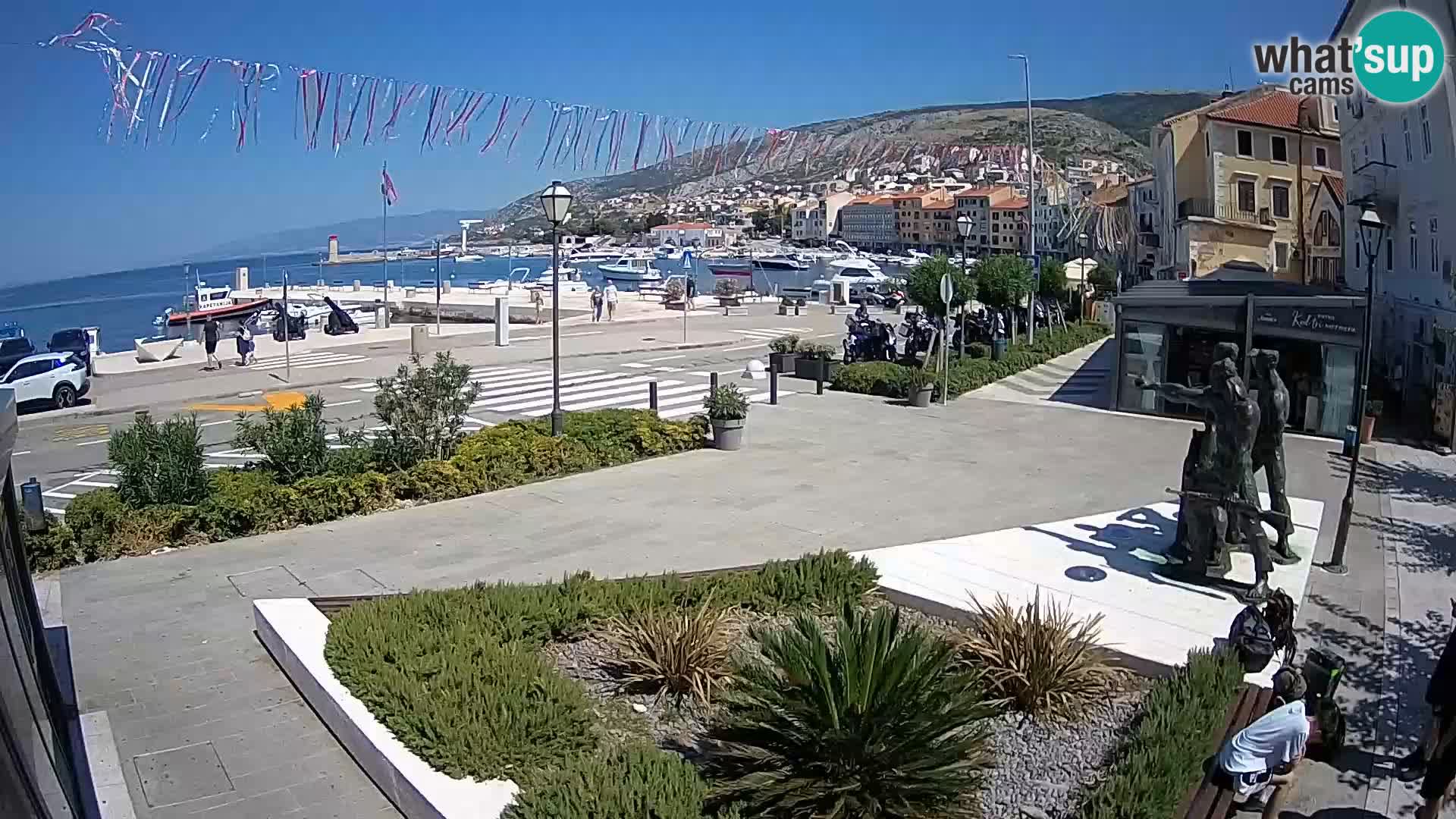 Spletna kamera v živo Senj riva – Hrvaška