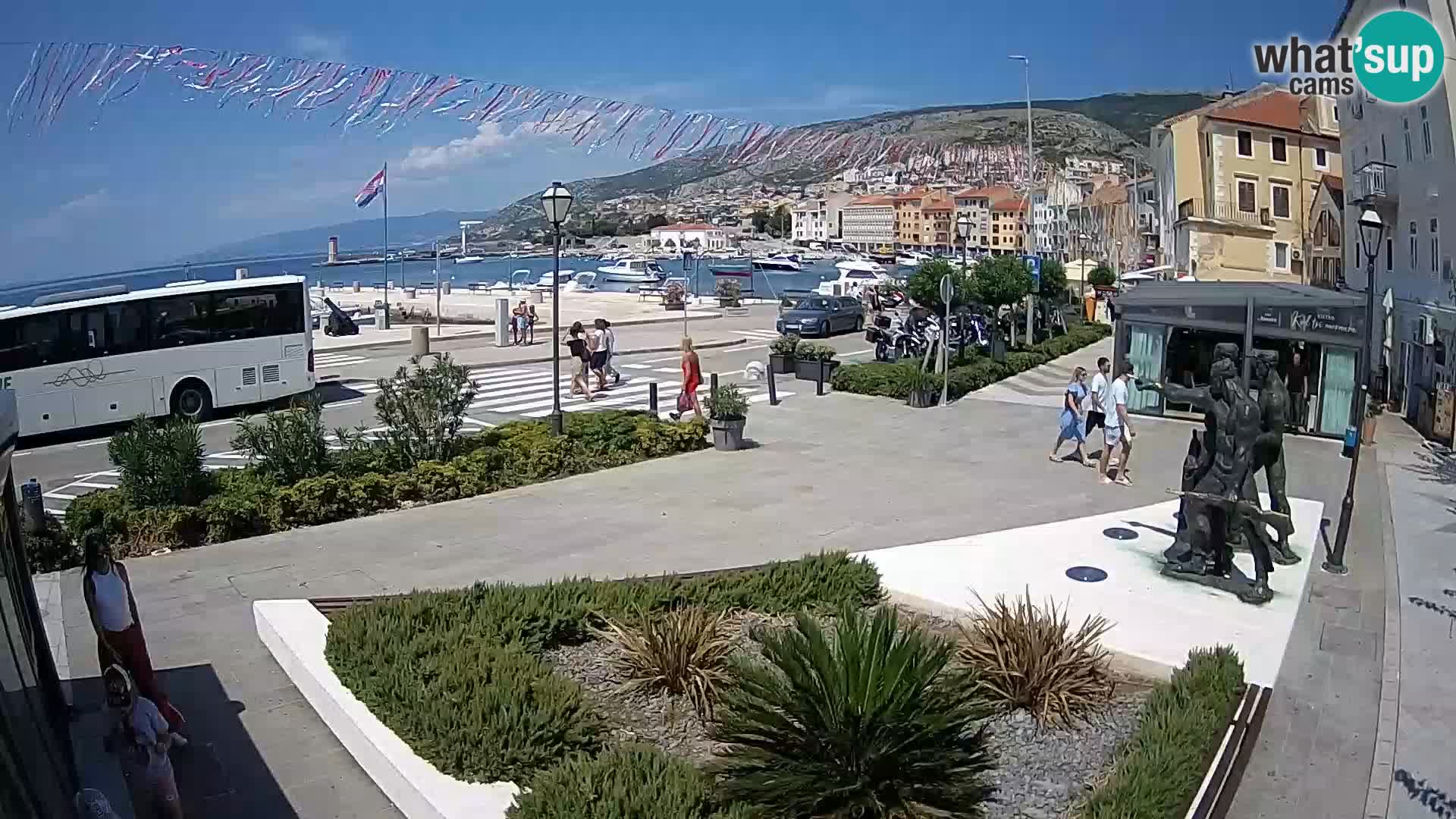 Spletna kamera v živo Senj riva – Hrvaška