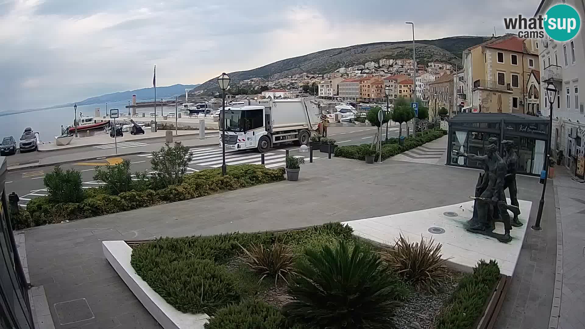 Live webcam Senj riva – seafront – Croatia