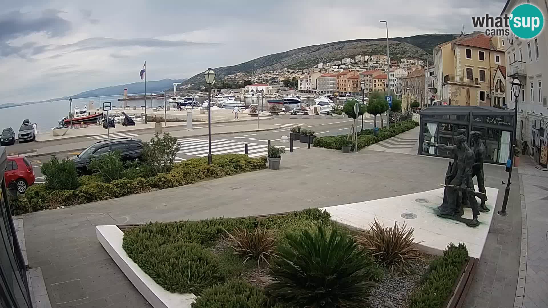 Live webcam Senj riva – seafront – Croatia