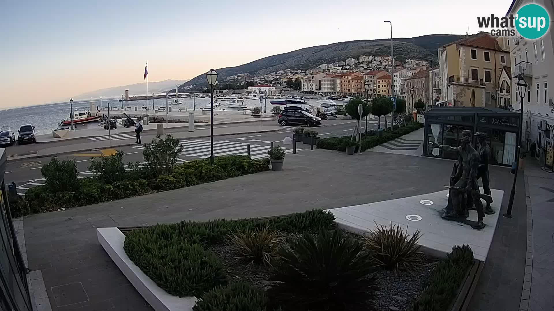 Live webcam Senj riva – seafront – Croatia