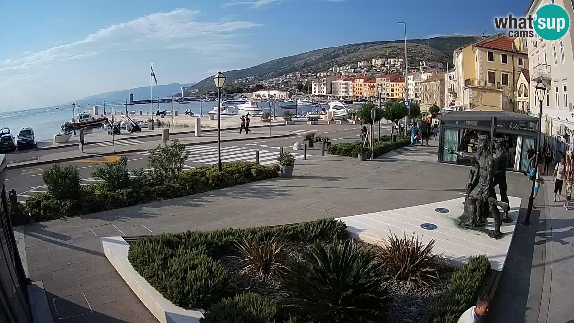 Spletna kamera v živo Senj riva – Hrvaška