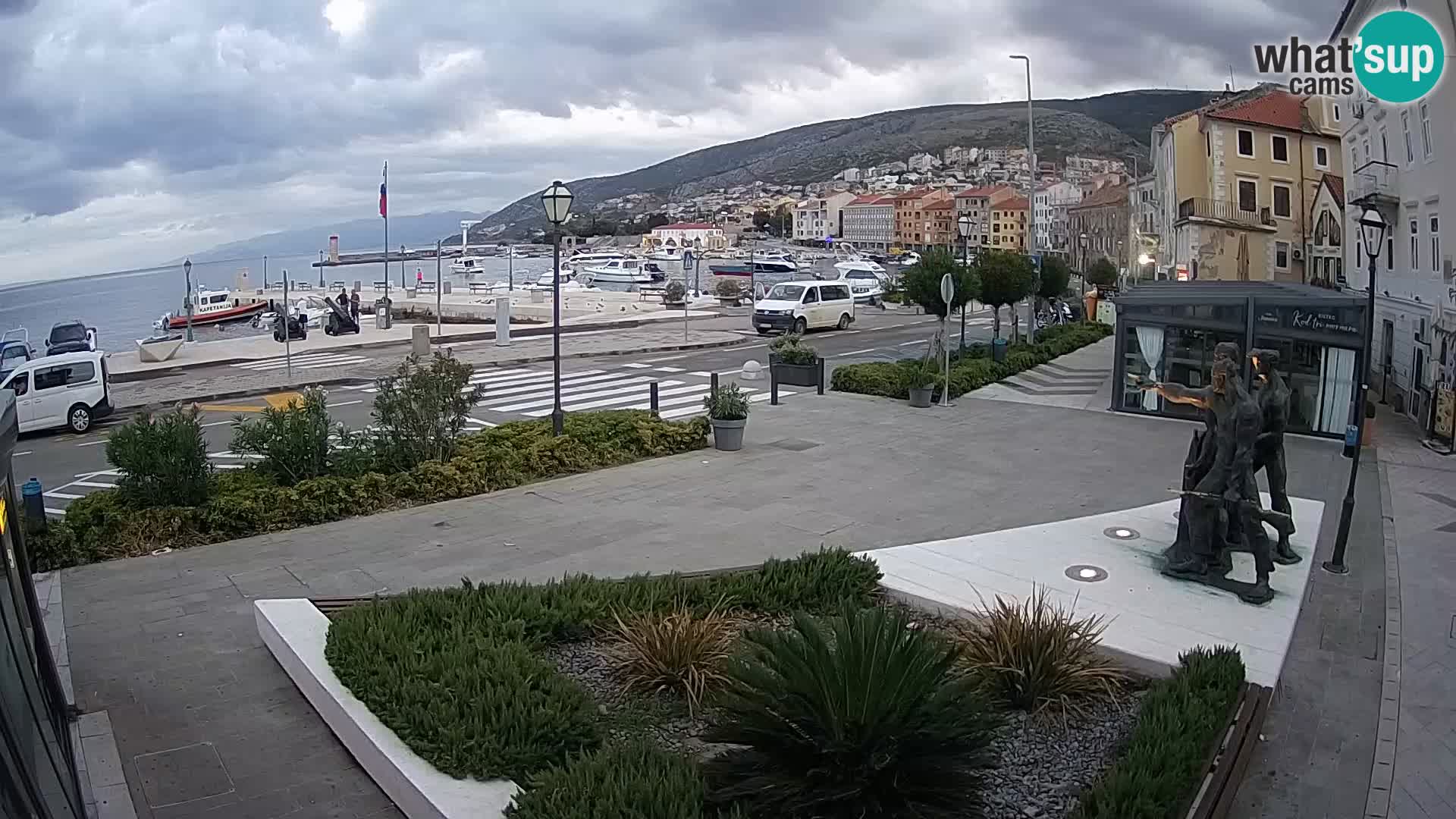 Live webcam Senj riva – seafront – Croatia