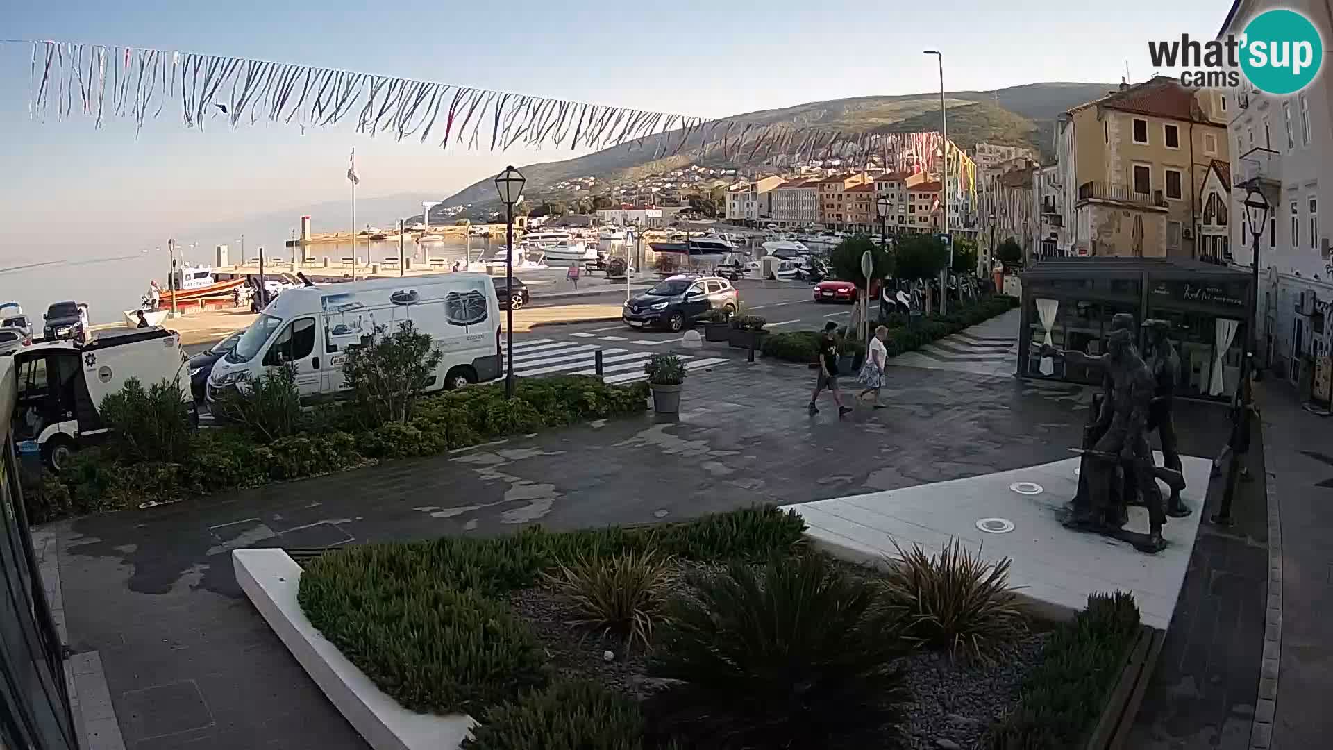 Live-Webcam Senj Riva – direkt am Meer – Kroatien