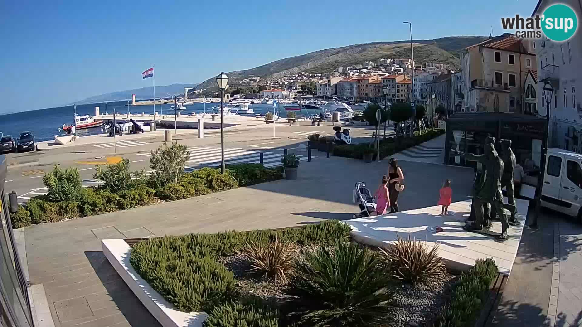 Live-Webcam Senj Riva – direkt am Meer – Kroatien