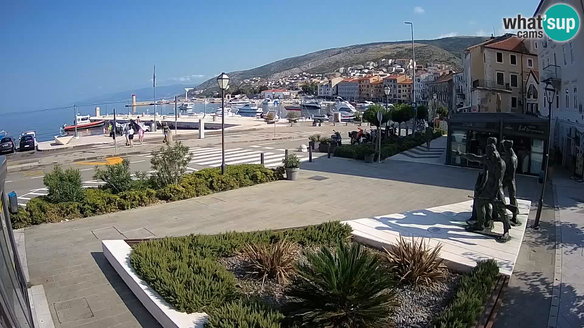 Live webcam Senj riva – seafront – Croatia
