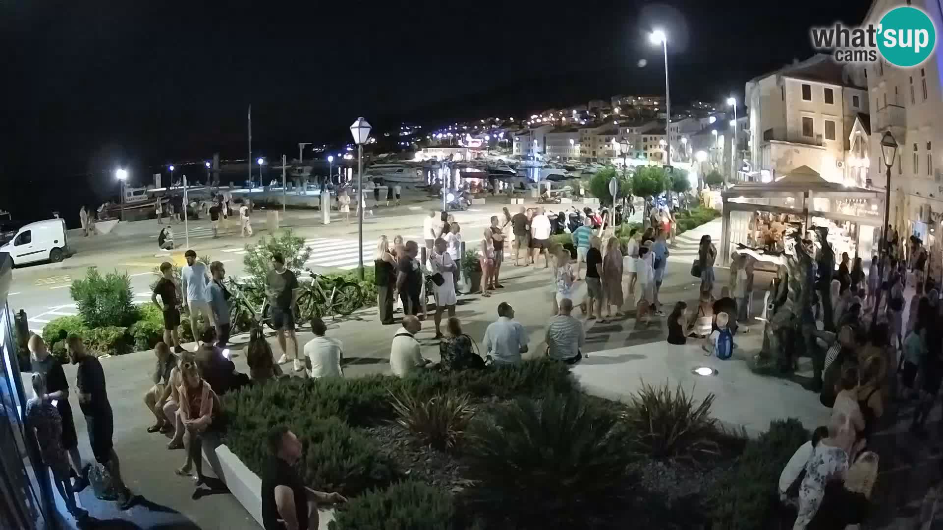 Spletna kamera v živo Senj riva – Hrvaška