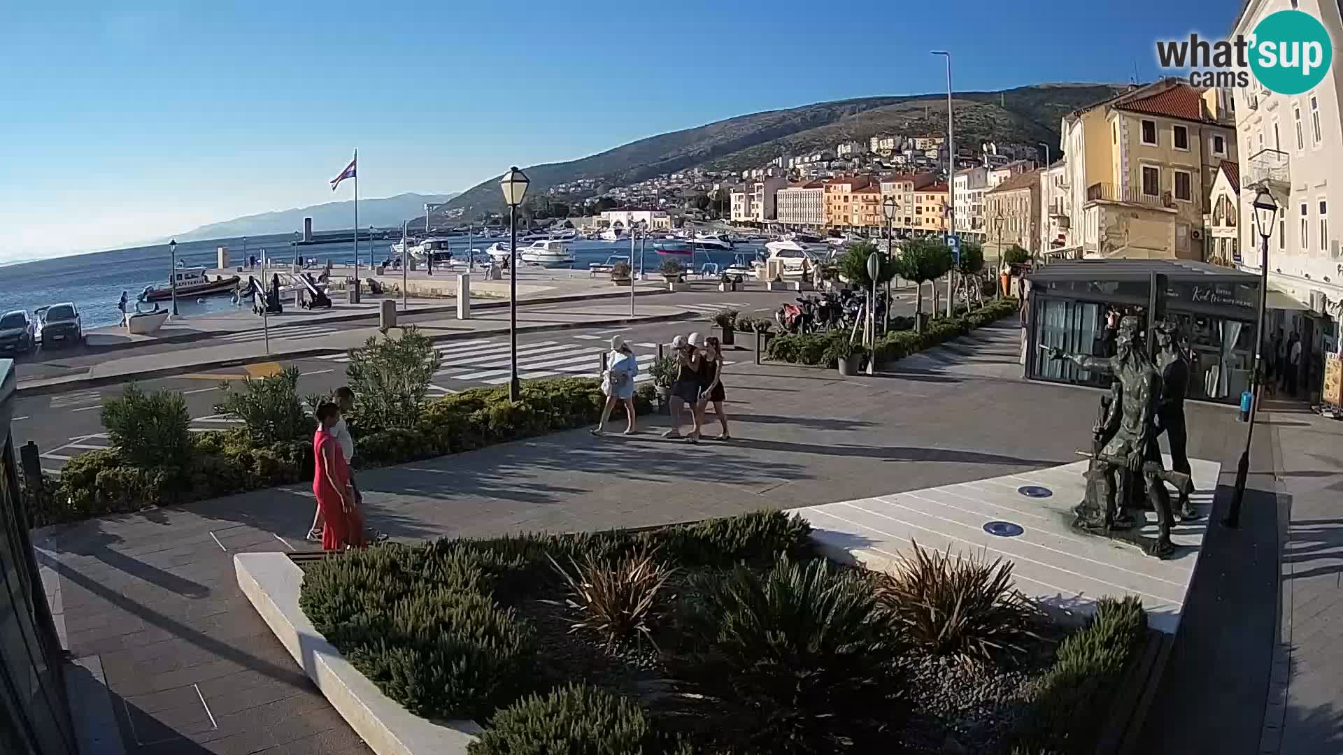 Live webcam Senj riva – seafront – Croatia