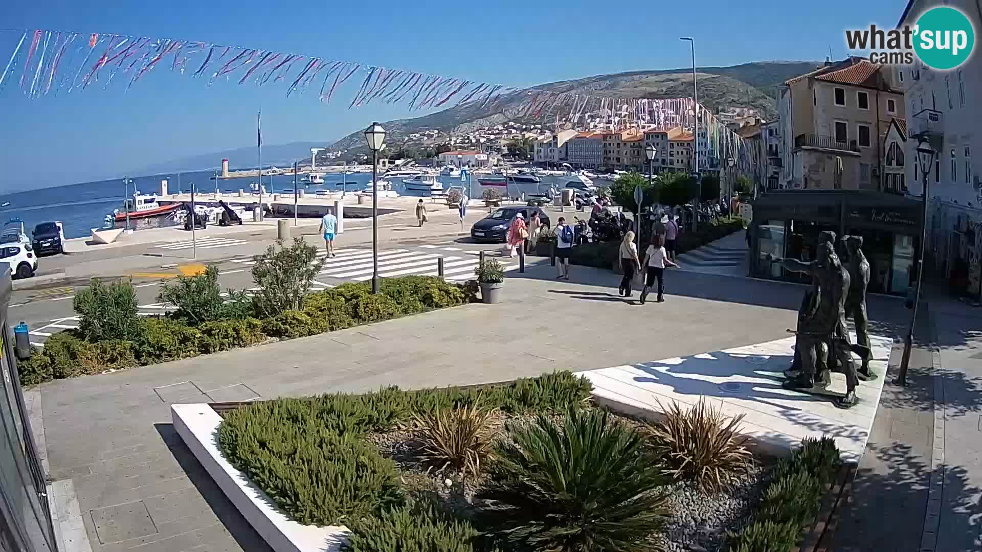 Live webcam Senj riva – seafront – Croatia