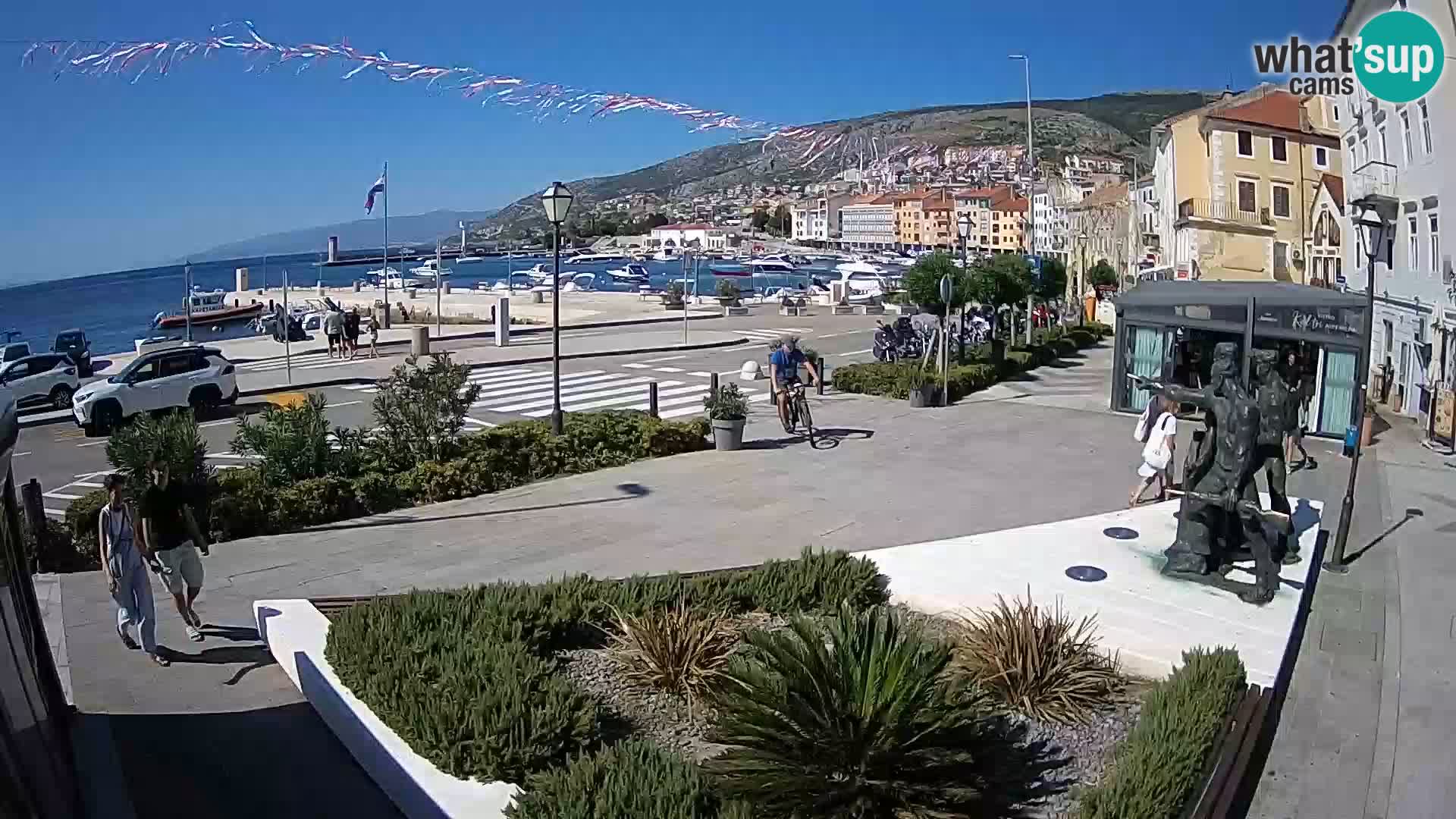 Live webcam Senj riva – seafront – Croatia