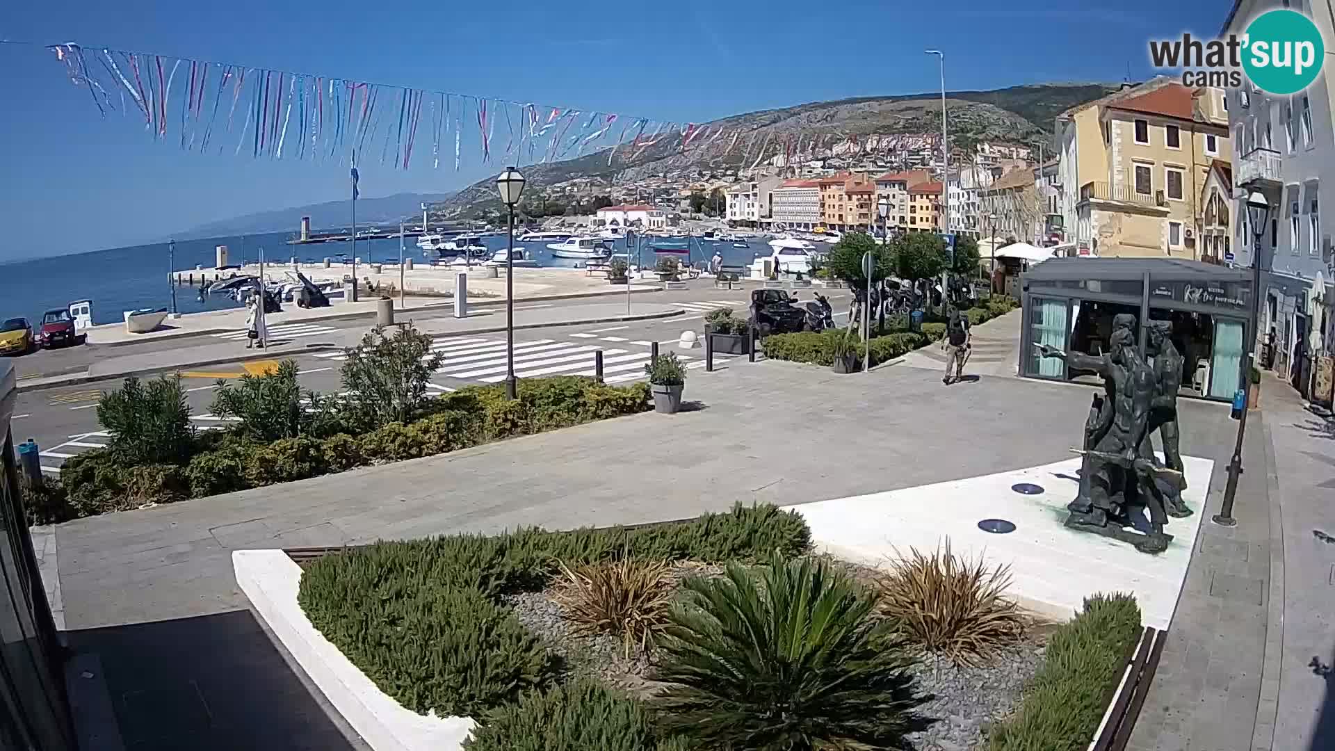 Live webcam Senj riva – seafront – Croatia