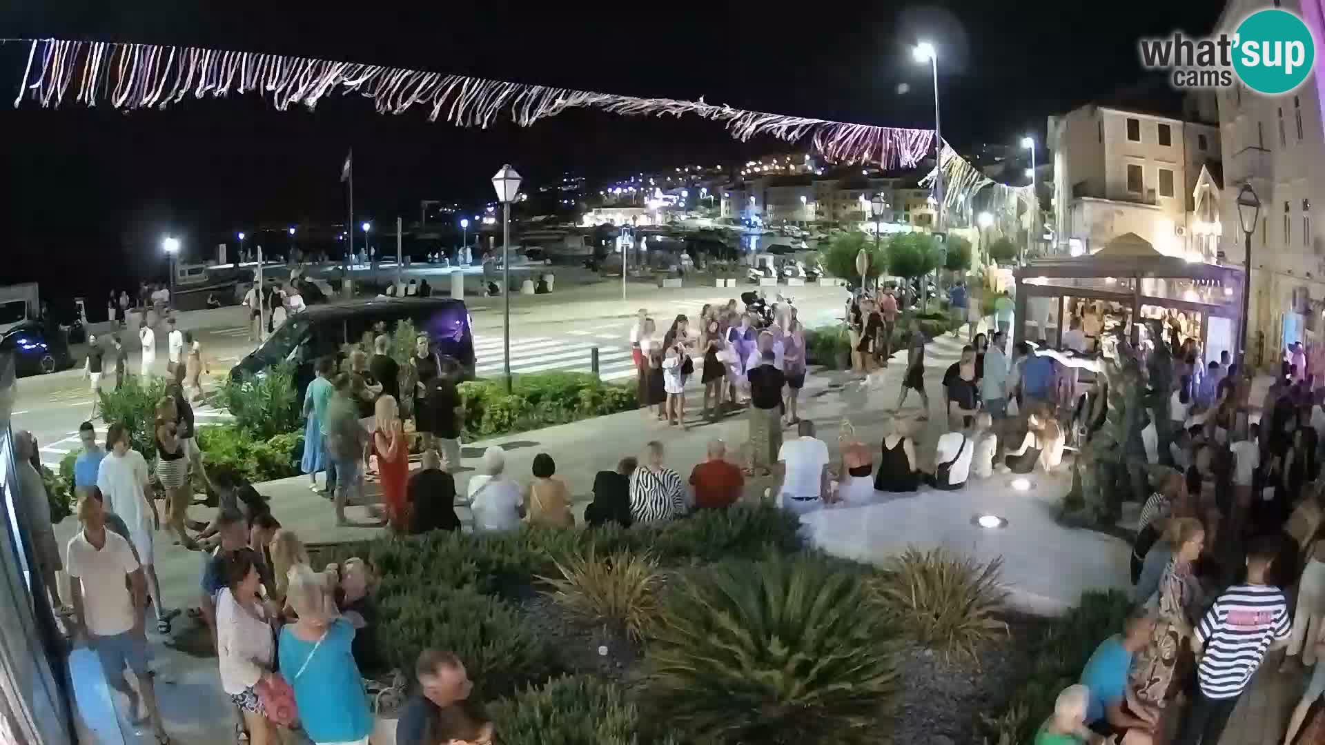 Live webcam Senj riva – seafront – Croatia