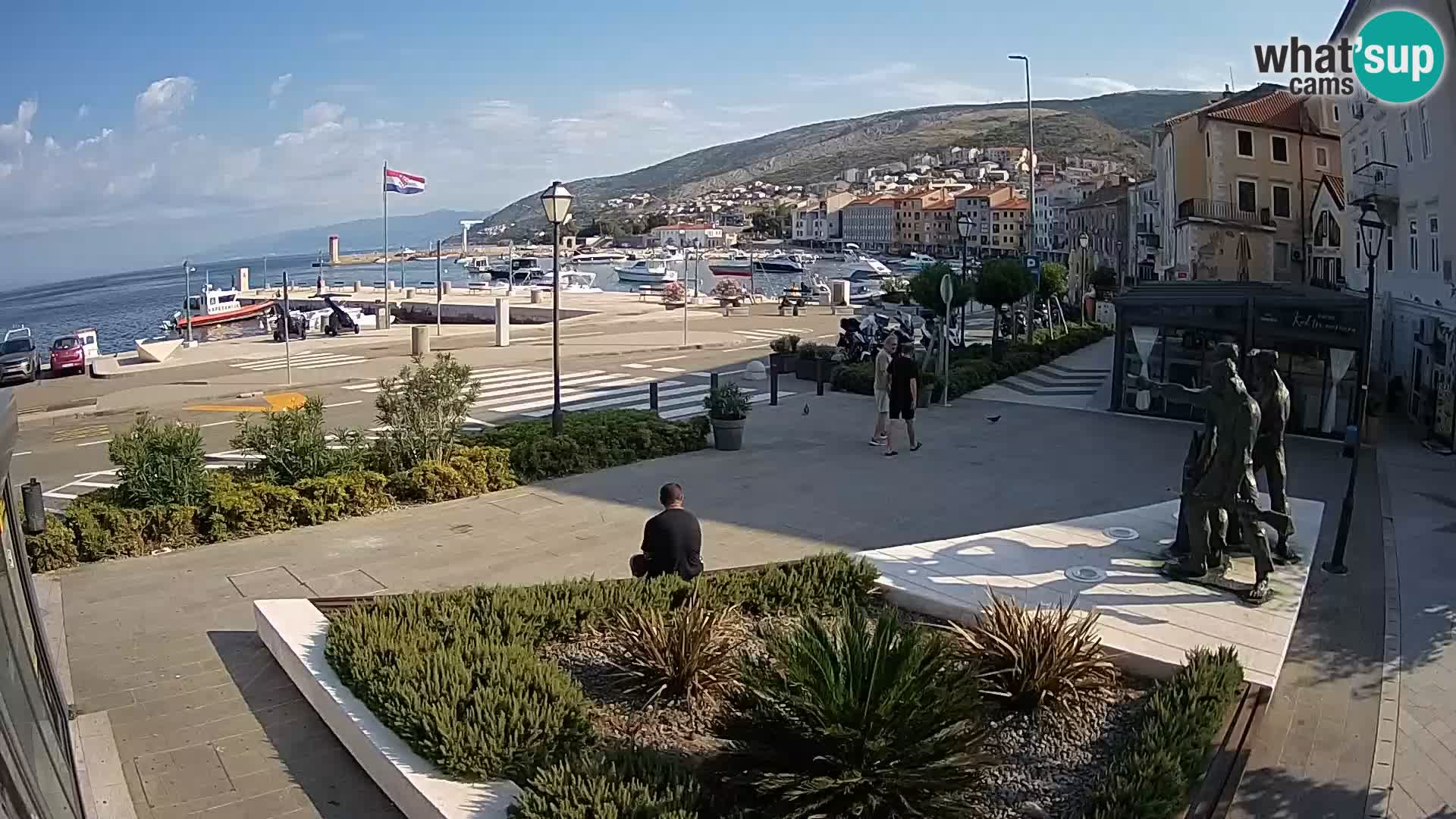Live webcam Senj riva – seafront – Croatia