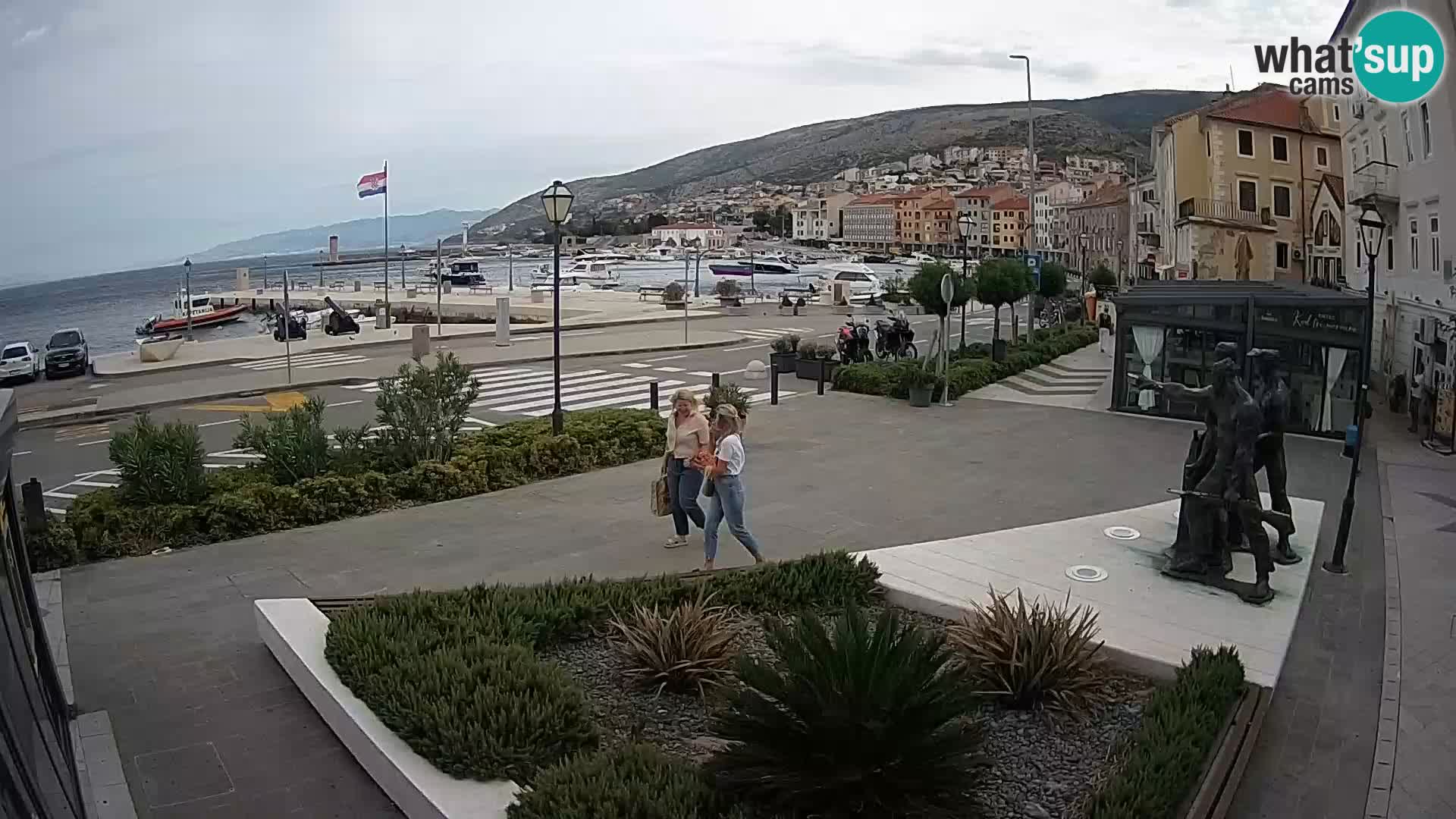 Live webcam Senj riva – fronte mare