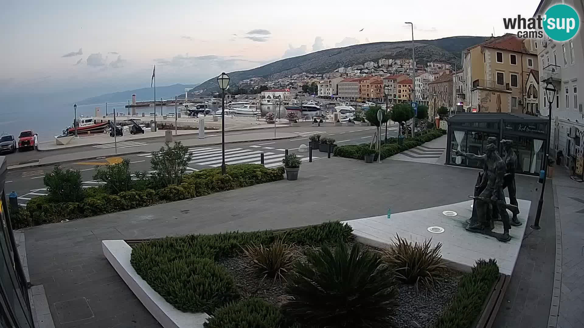 Live webcam Senj riva – fronte mare
