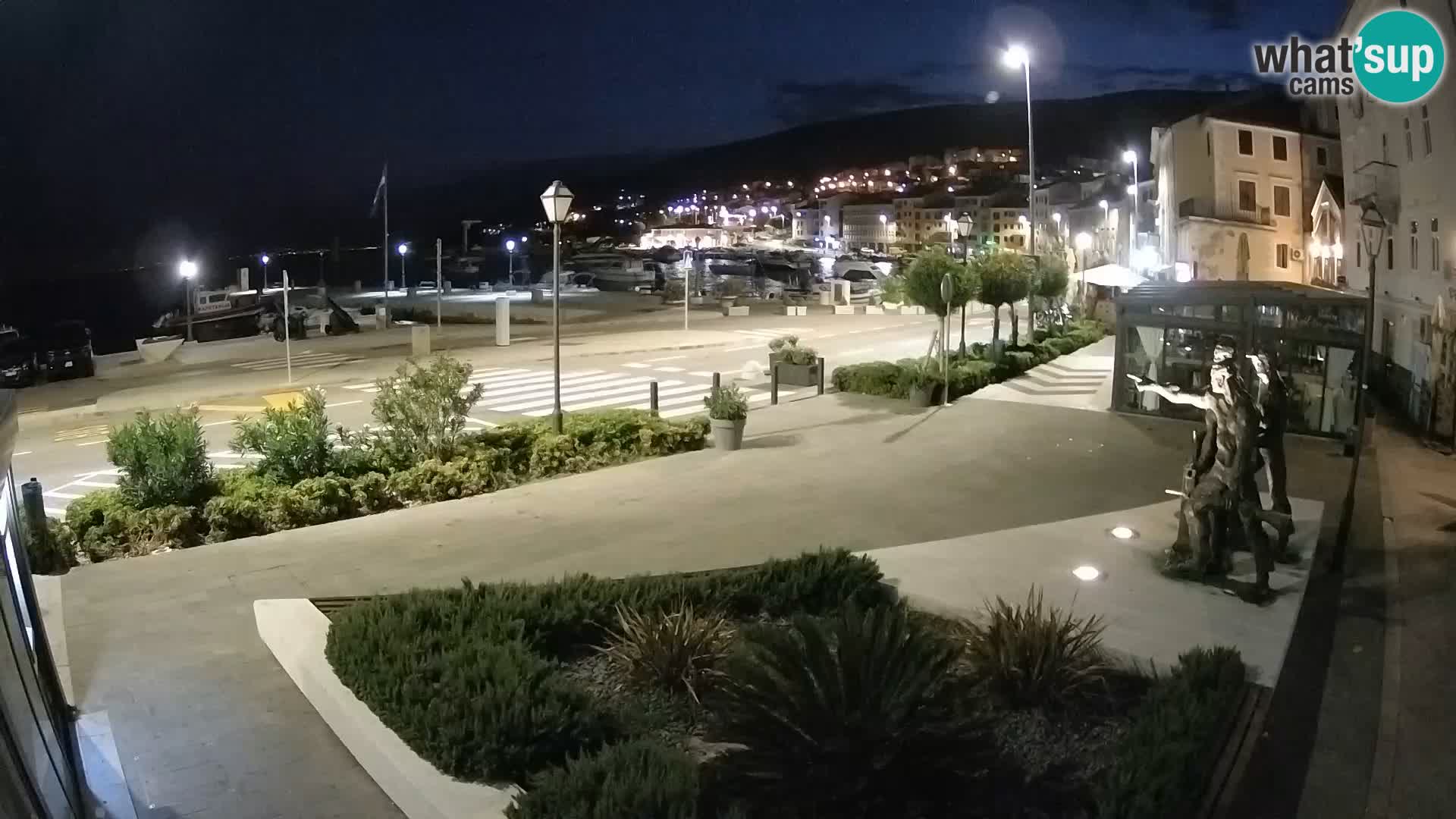 Live webcam Senj riva – fronte mare