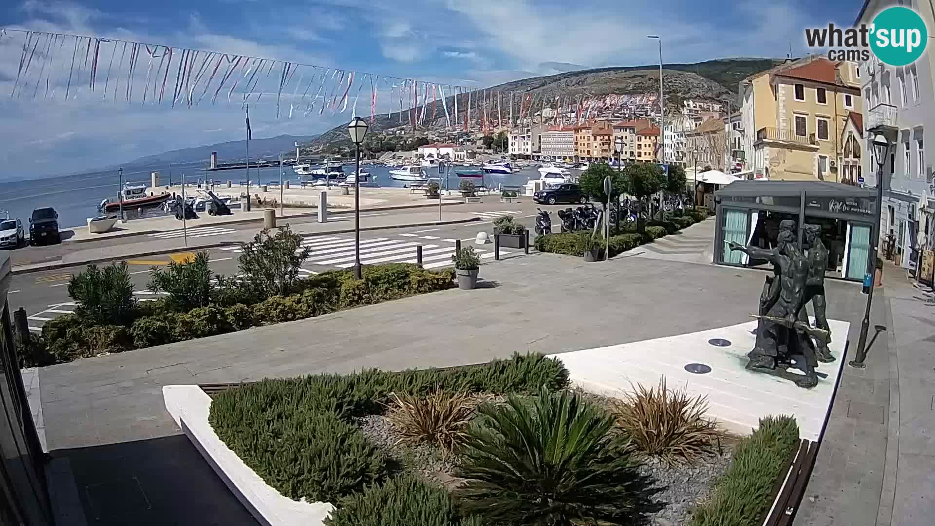 Live webcam Senj riva – fronte mare