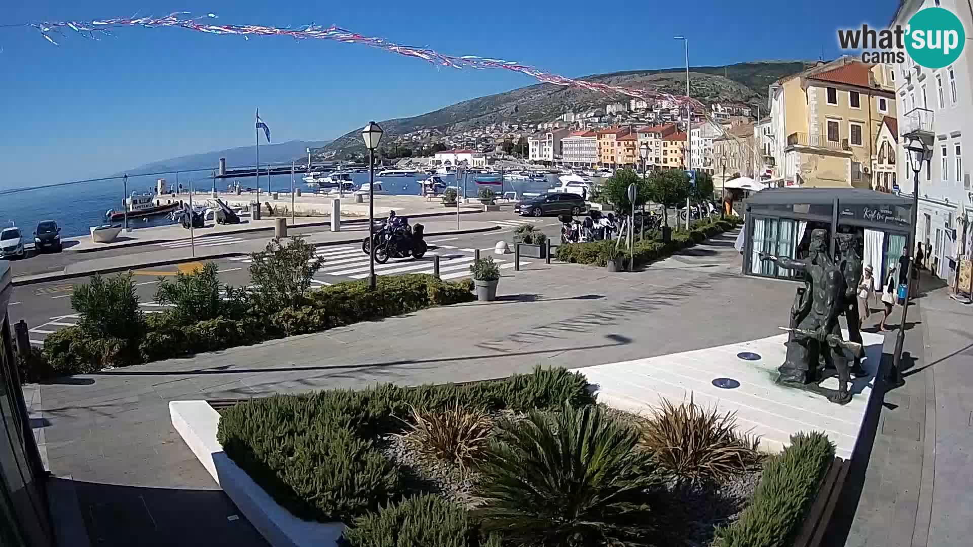 Live webcam Senj riva – seafront – Croatia