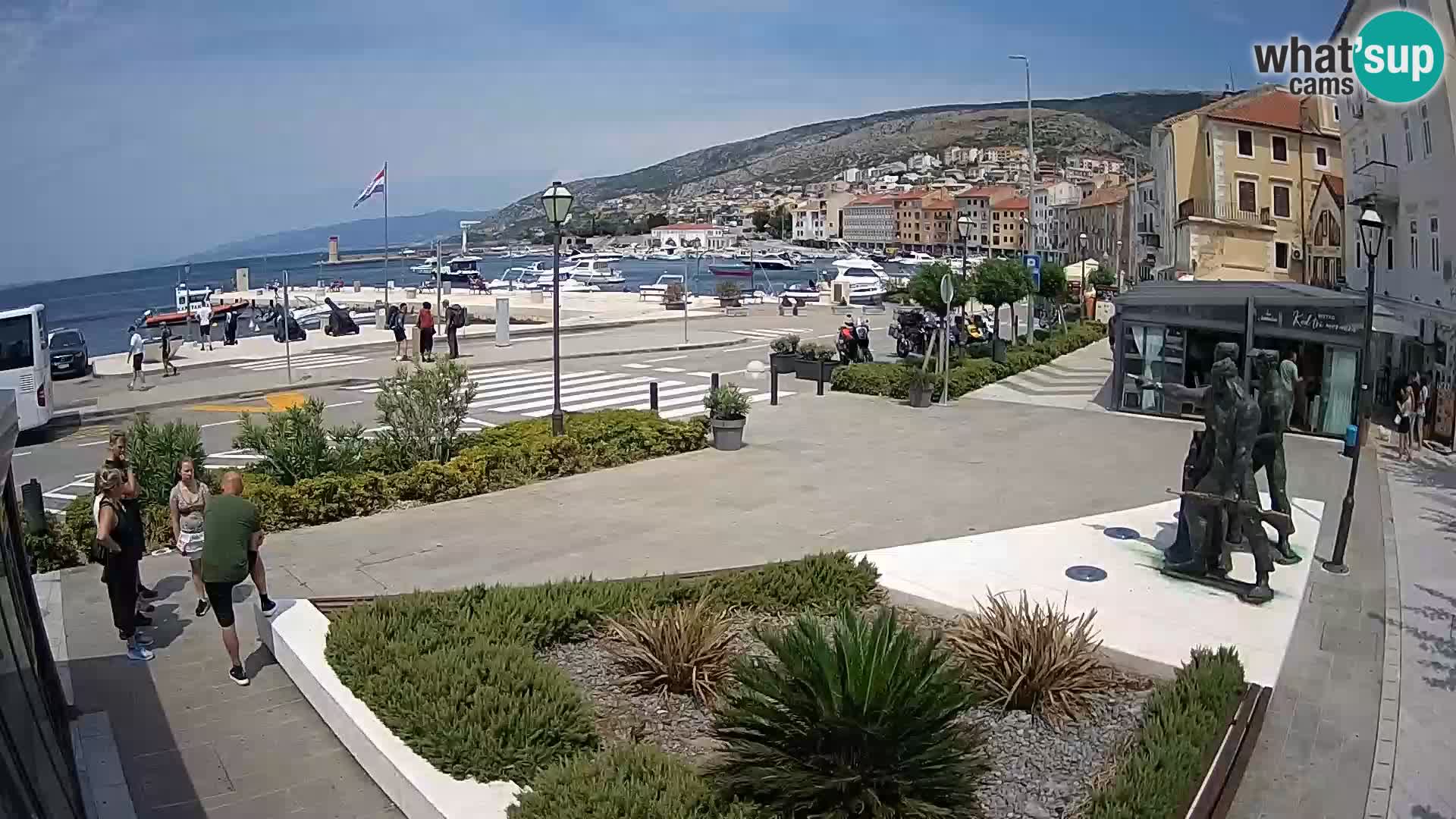 Live webcam Senj riva – fronte mare