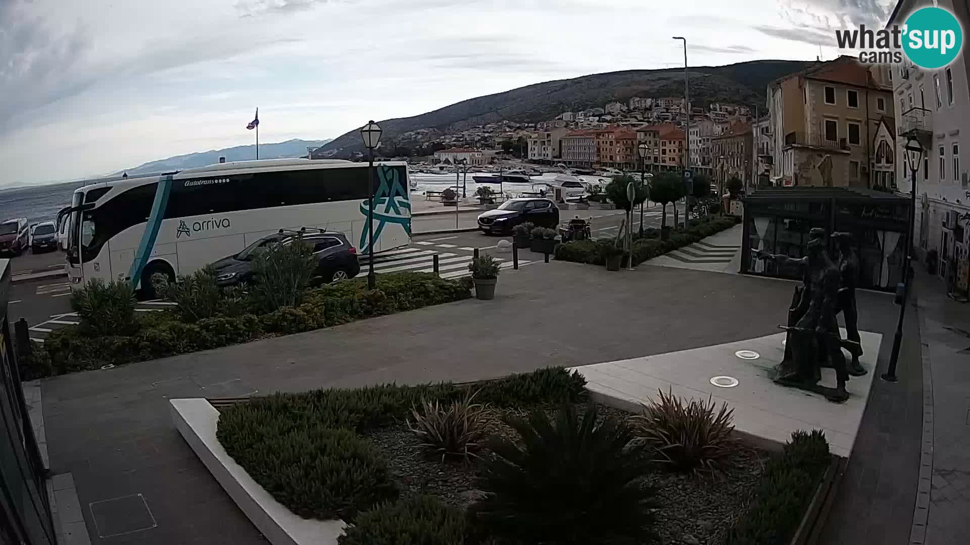 Live webcam Senj riva – seafront – Croatia
