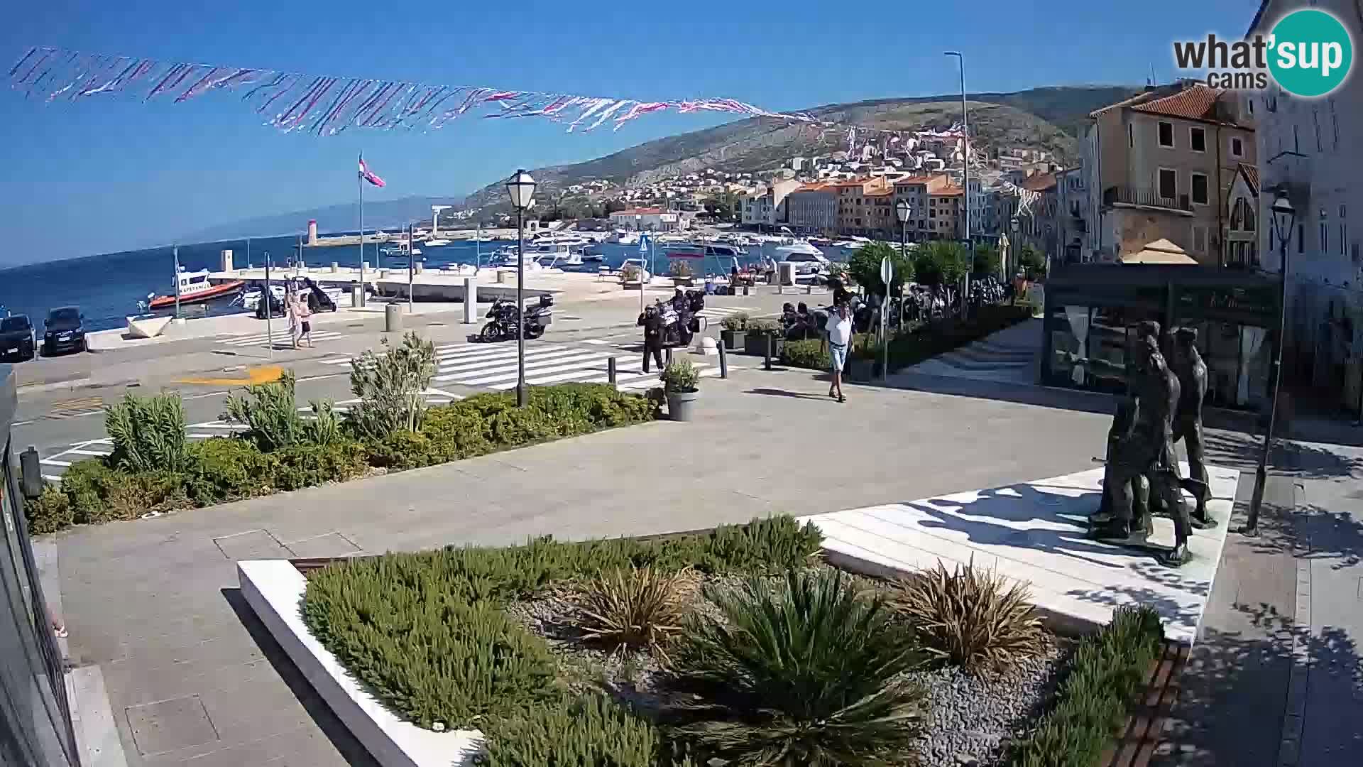 Live-Webcam Senj Riva – direkt am Meer – Kroatien