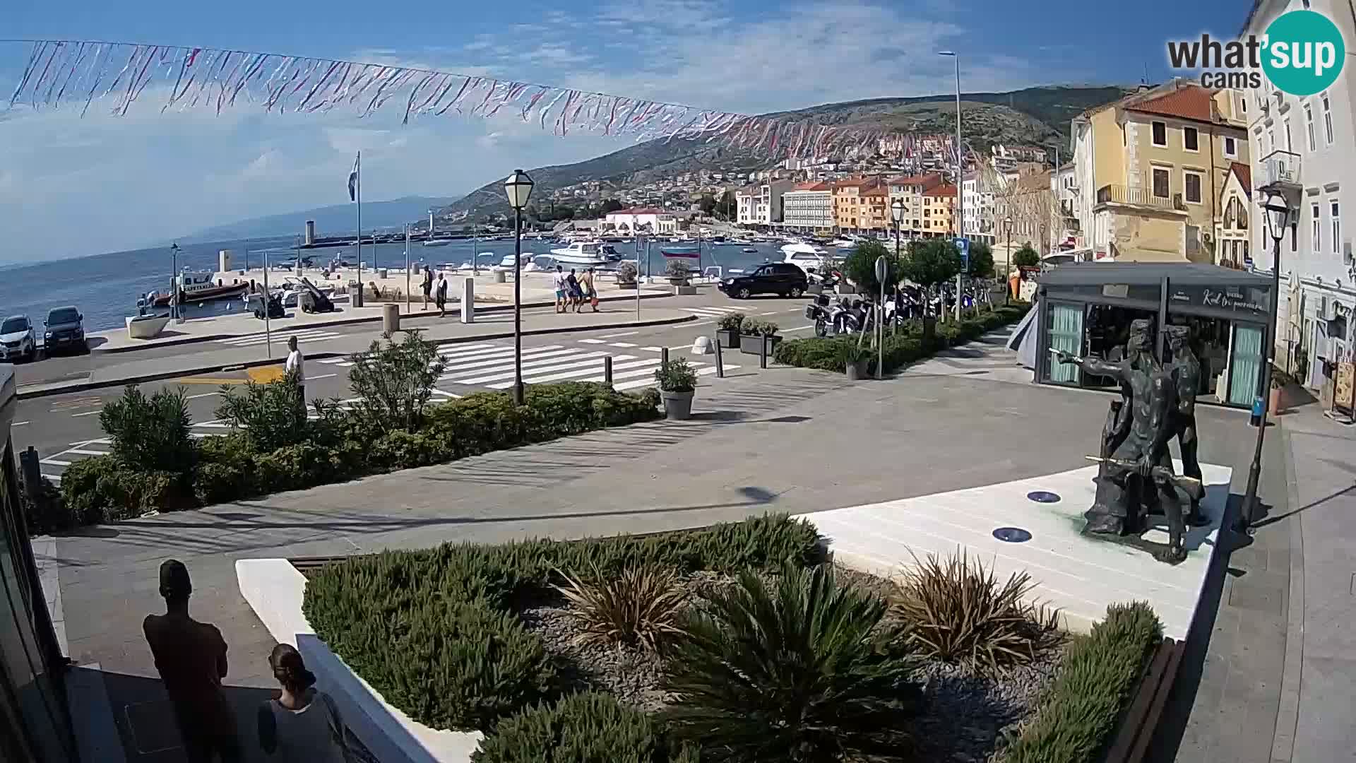 Live webcam Senj riva – seafront – Croatia