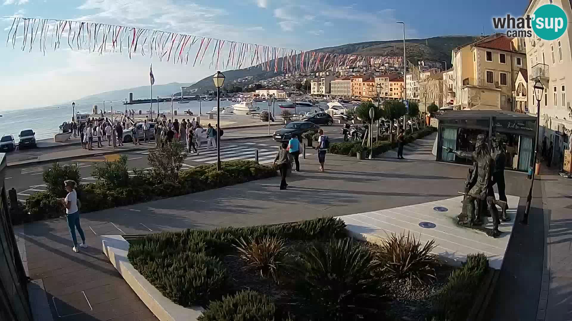 Live webcam Senj riva – seafront – Croatia