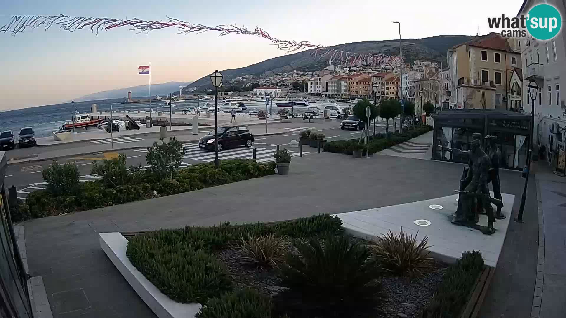 Live webcam Senj riva – seafront – Croatia