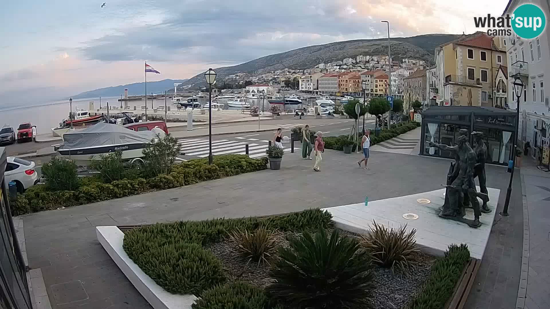 Live webcam Senj riva – fronte mare