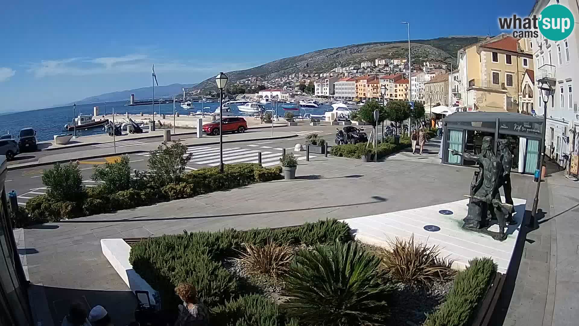 Live-Webcam Senj Riva – direkt am Meer – Kroatien