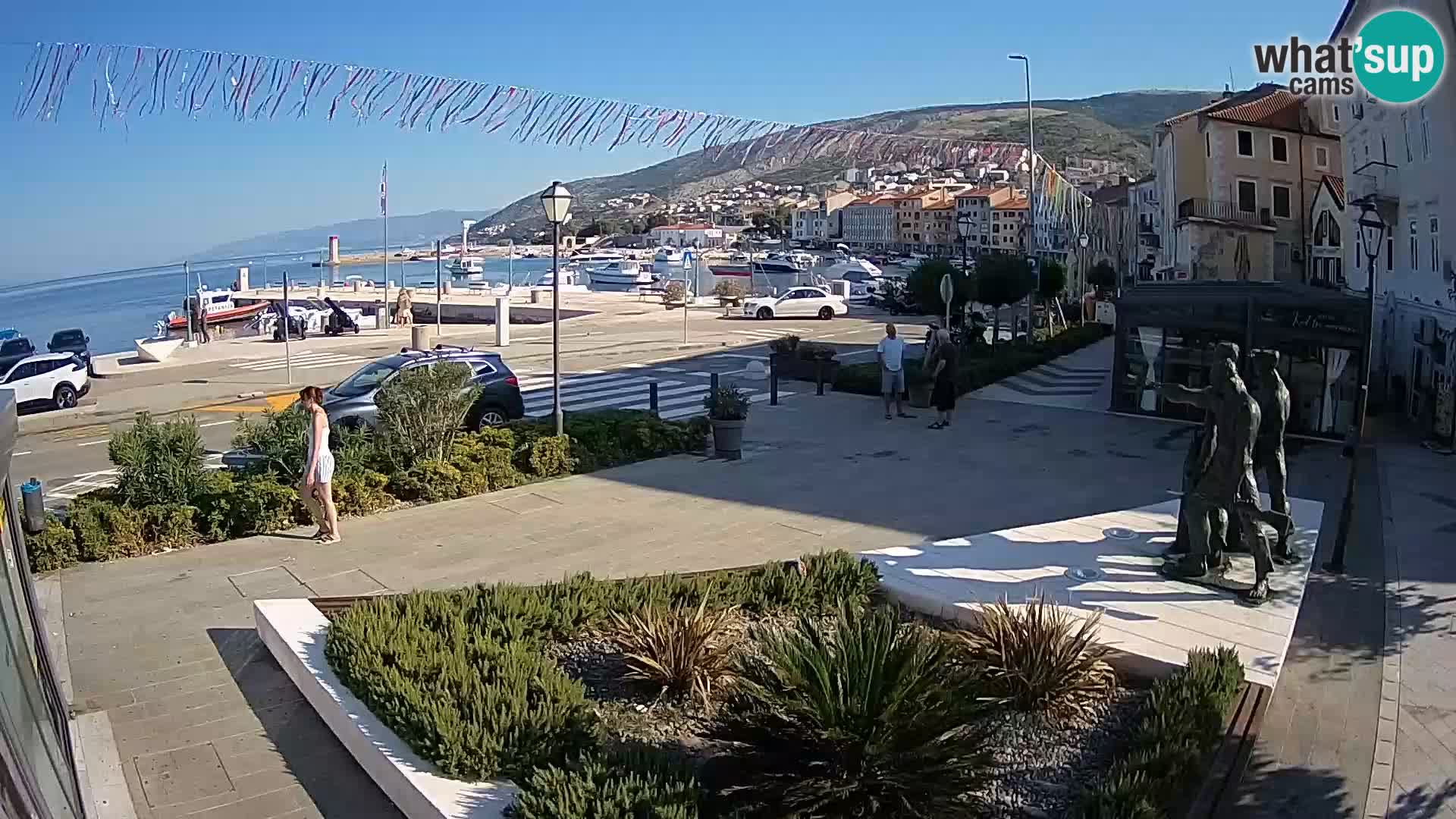 Live webcam Senj riva – seafront – Croatia