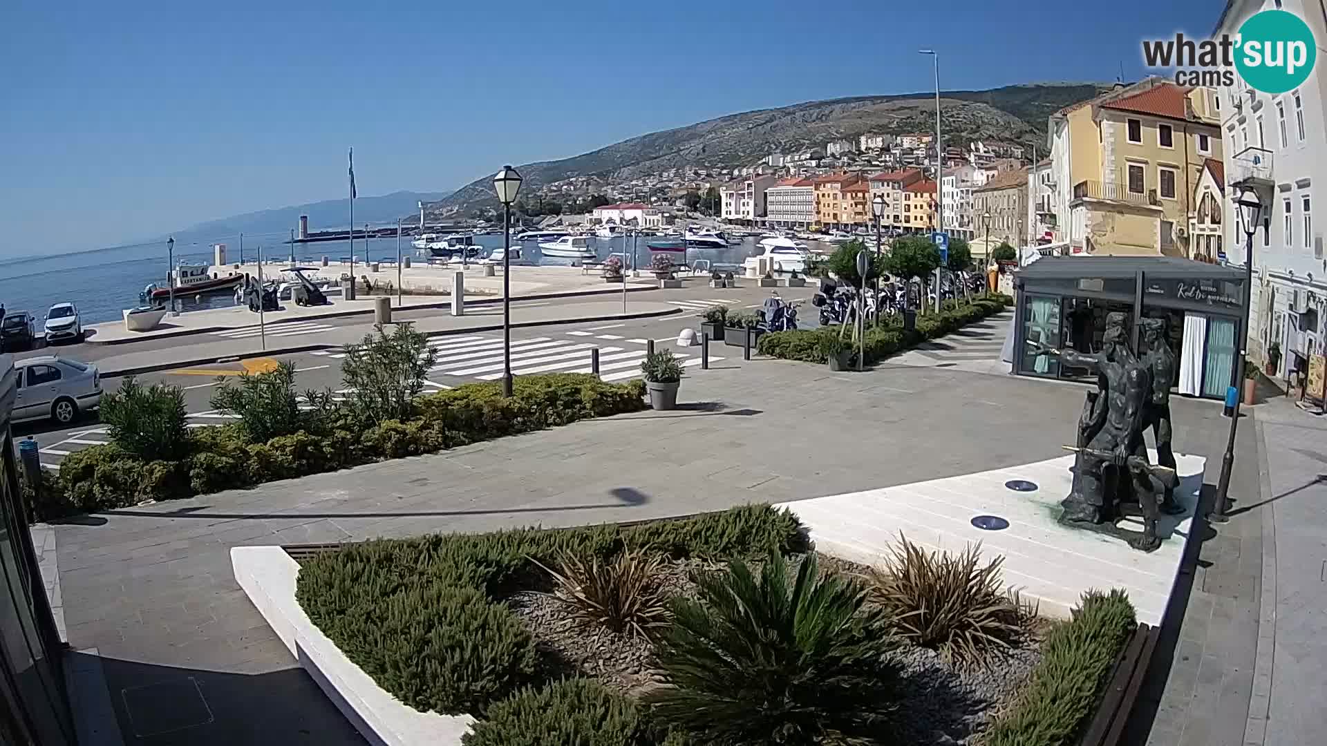 Live webcam Senj riva – seafront – Croatia