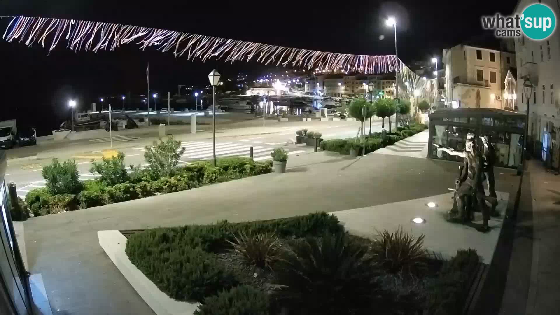 Live webcam Senj riva – seafront – Croatia