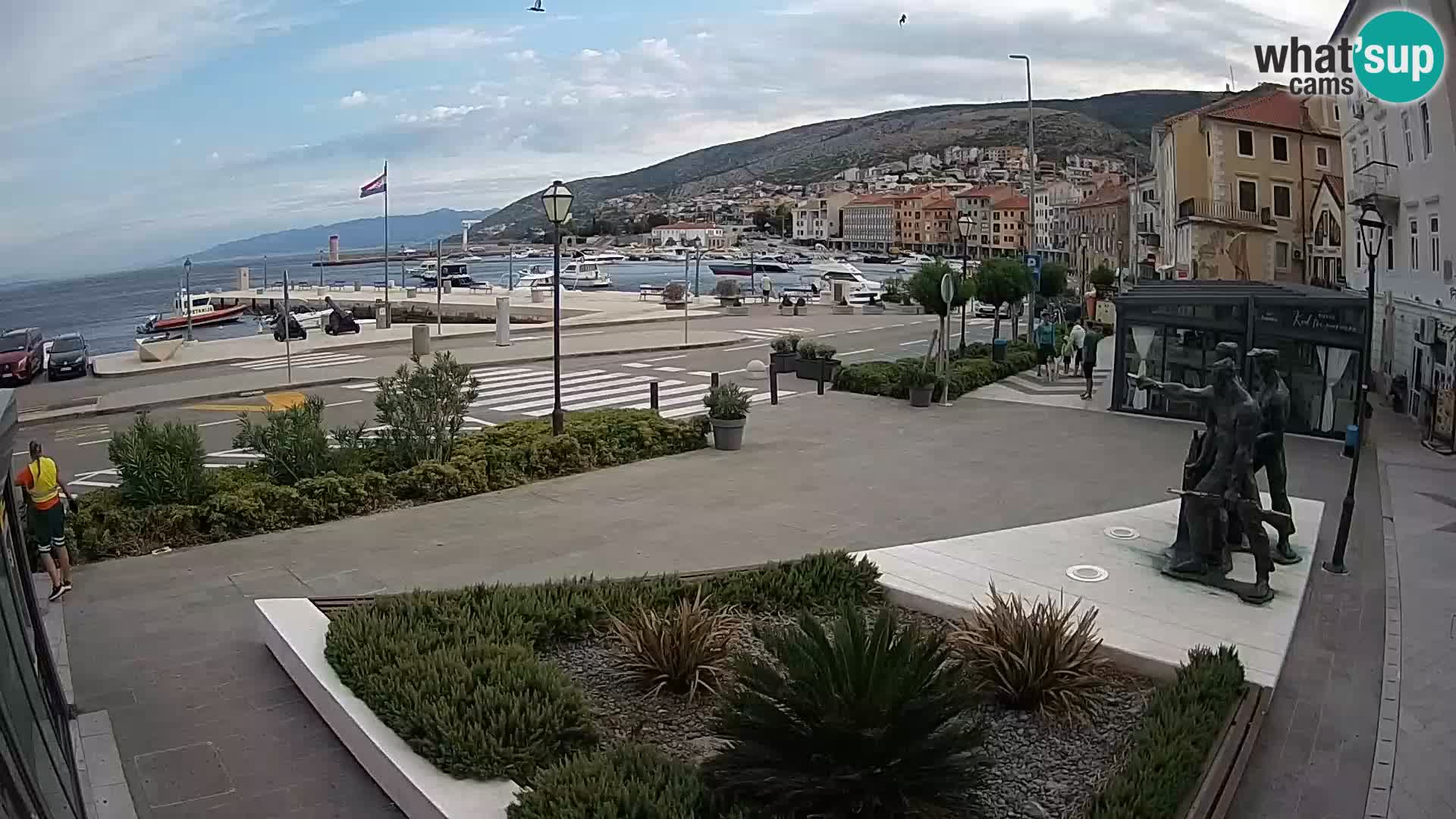 Live webcam Senj riva – fronte mare