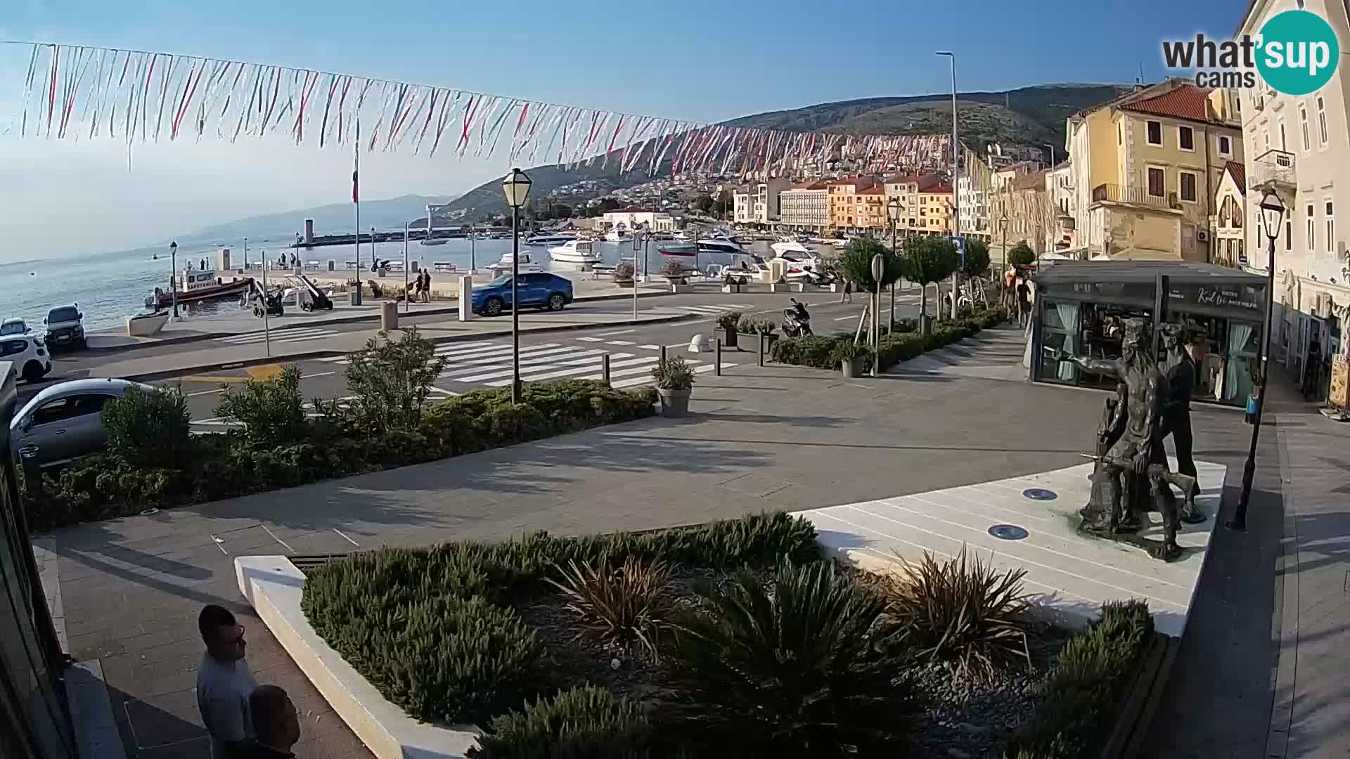 Live webcam Senj riva – fronte mare