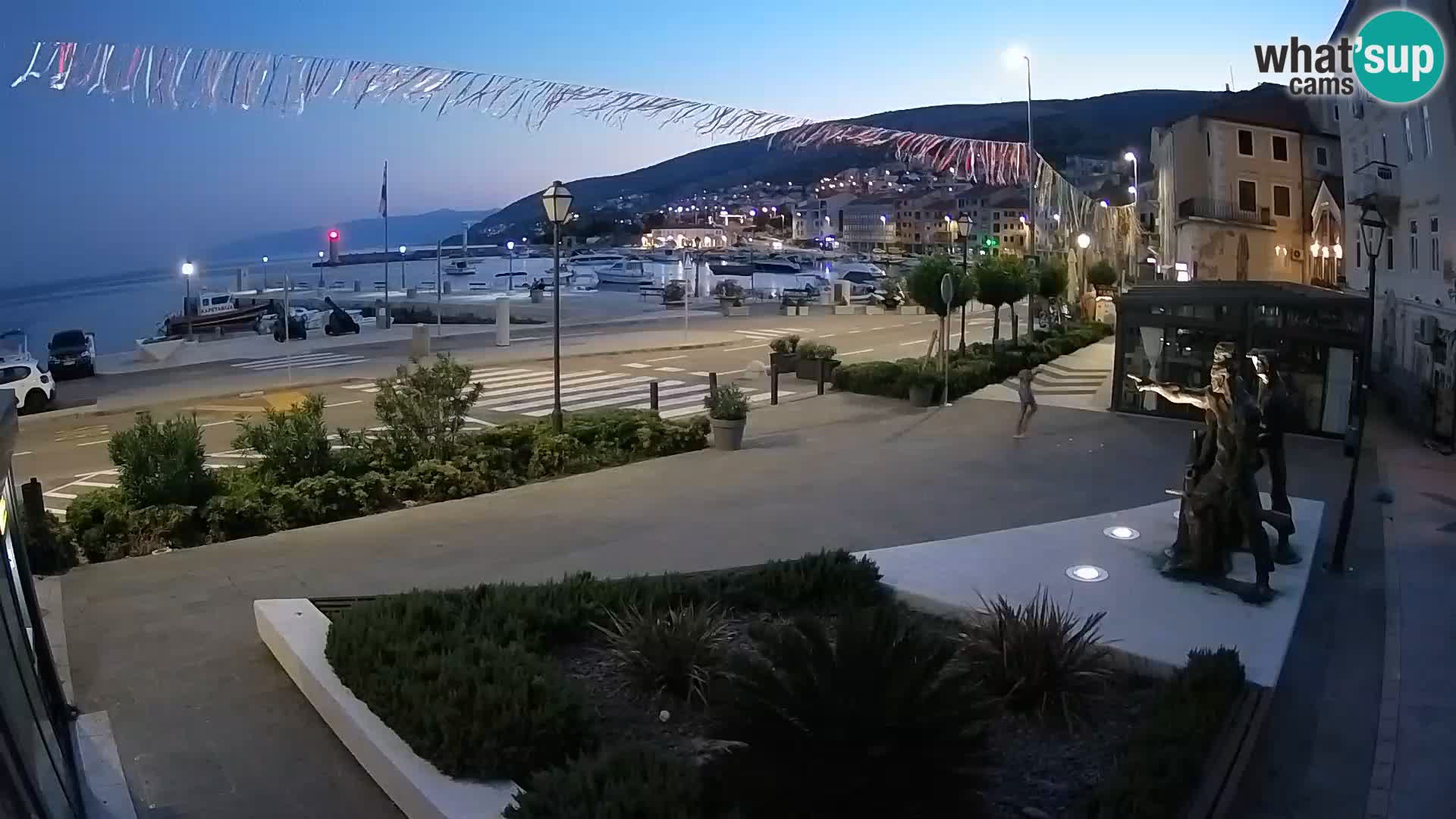 Live webcam Senj riva – fronte mare