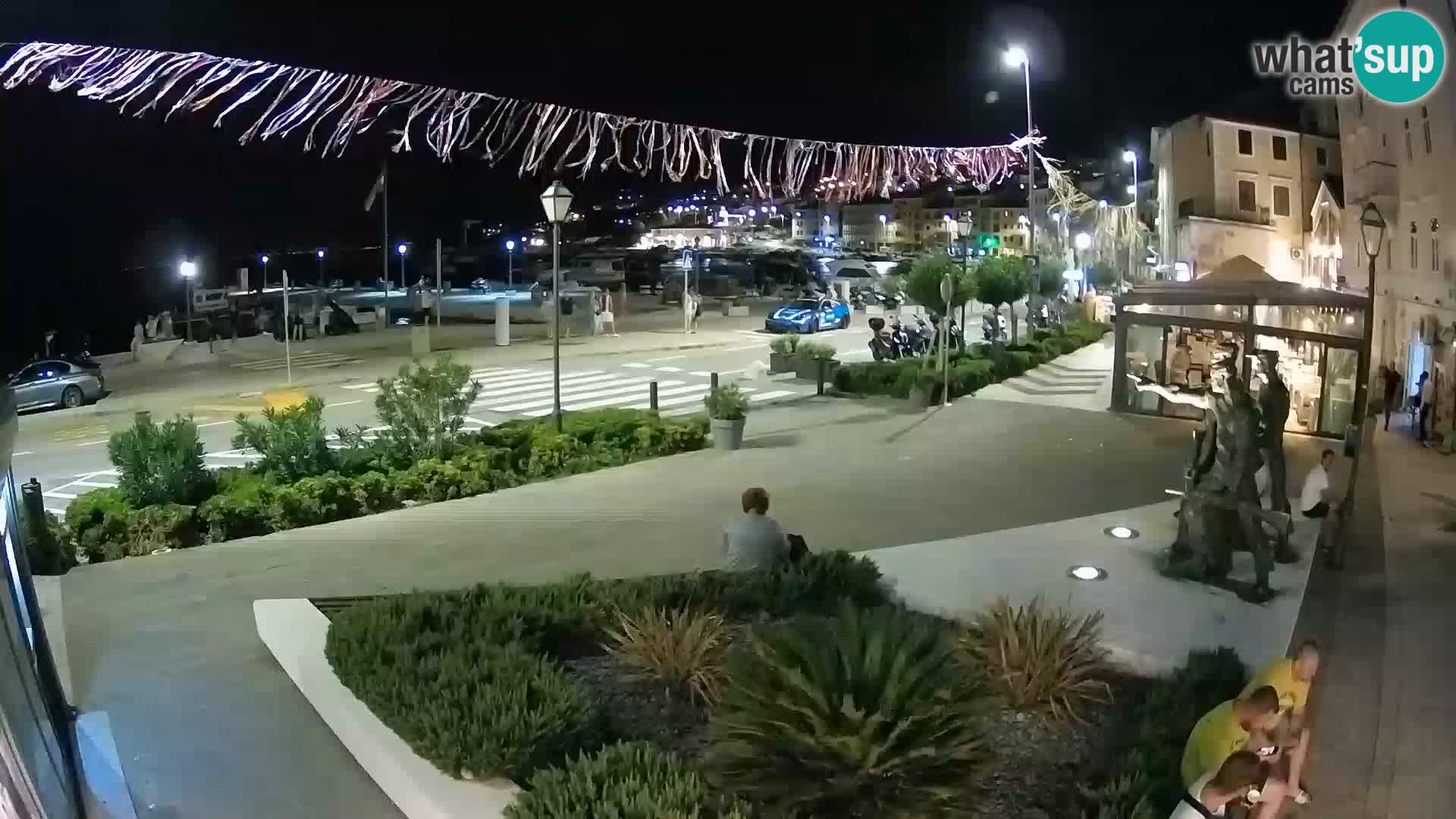 Live webcam Senj riva – fronte mare