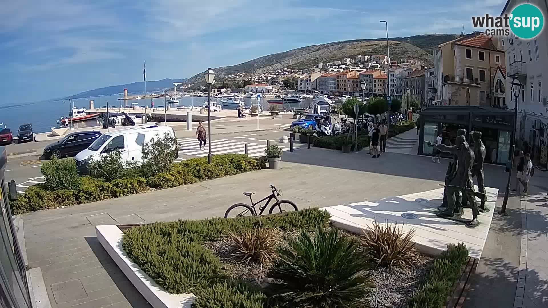 Live webcam Senj riva – seafront – Croatia