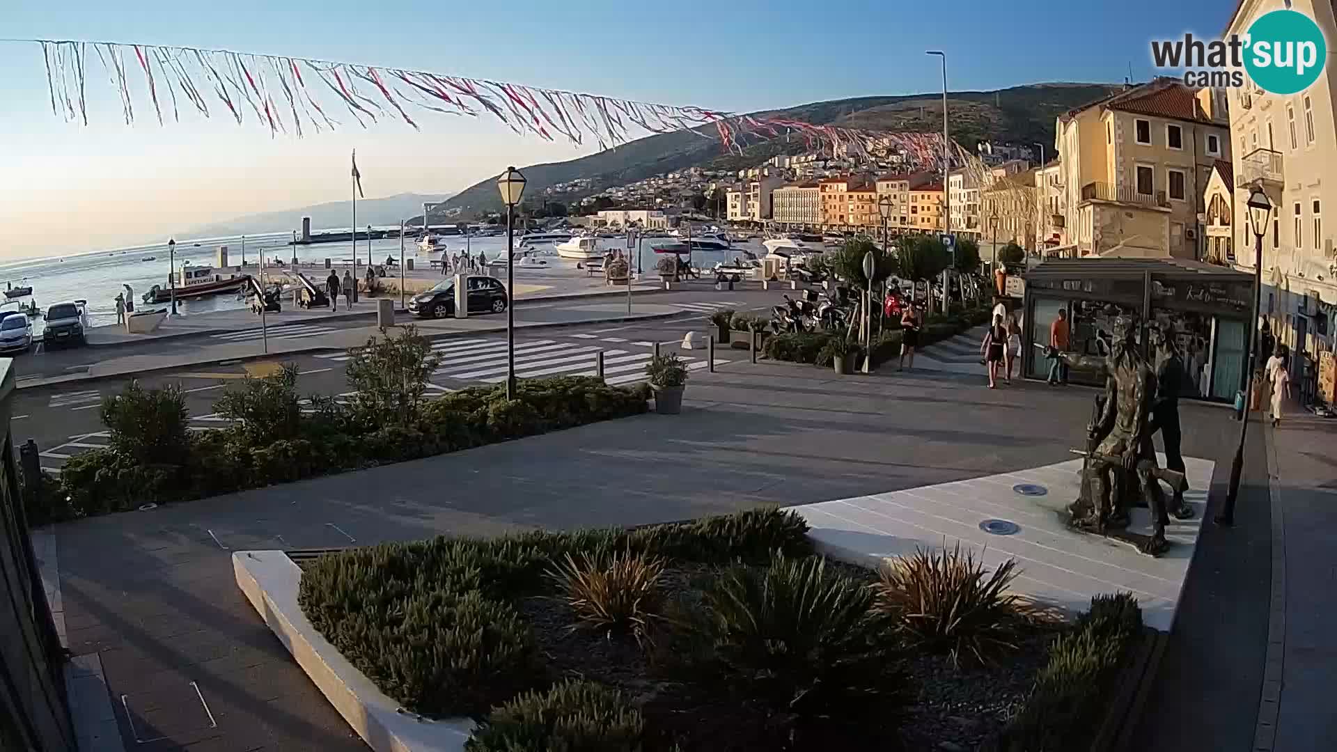 Live webcam Senj riva – seafront – Croatia