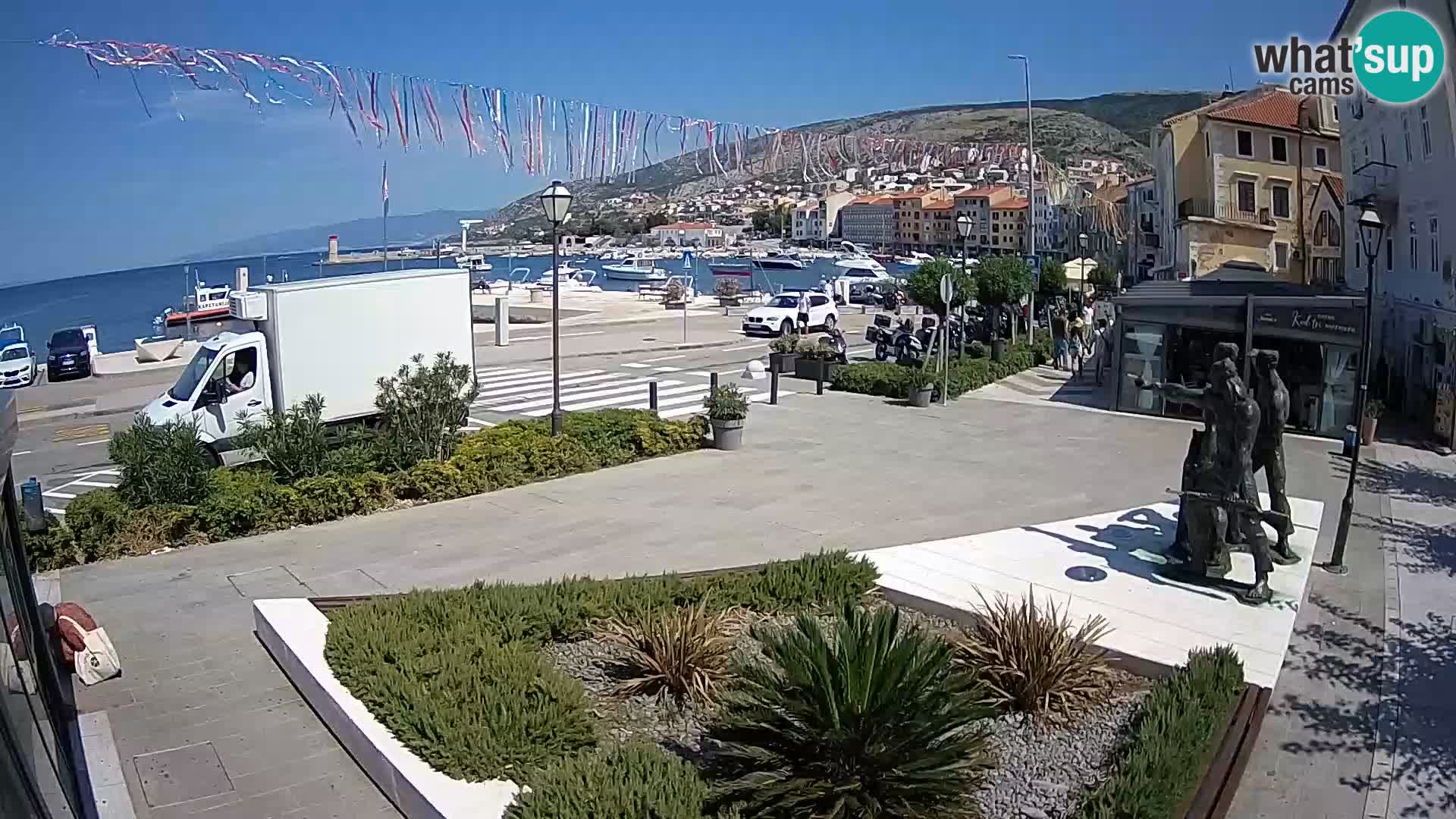 Live webcam Senj riva – seafront – Croatia