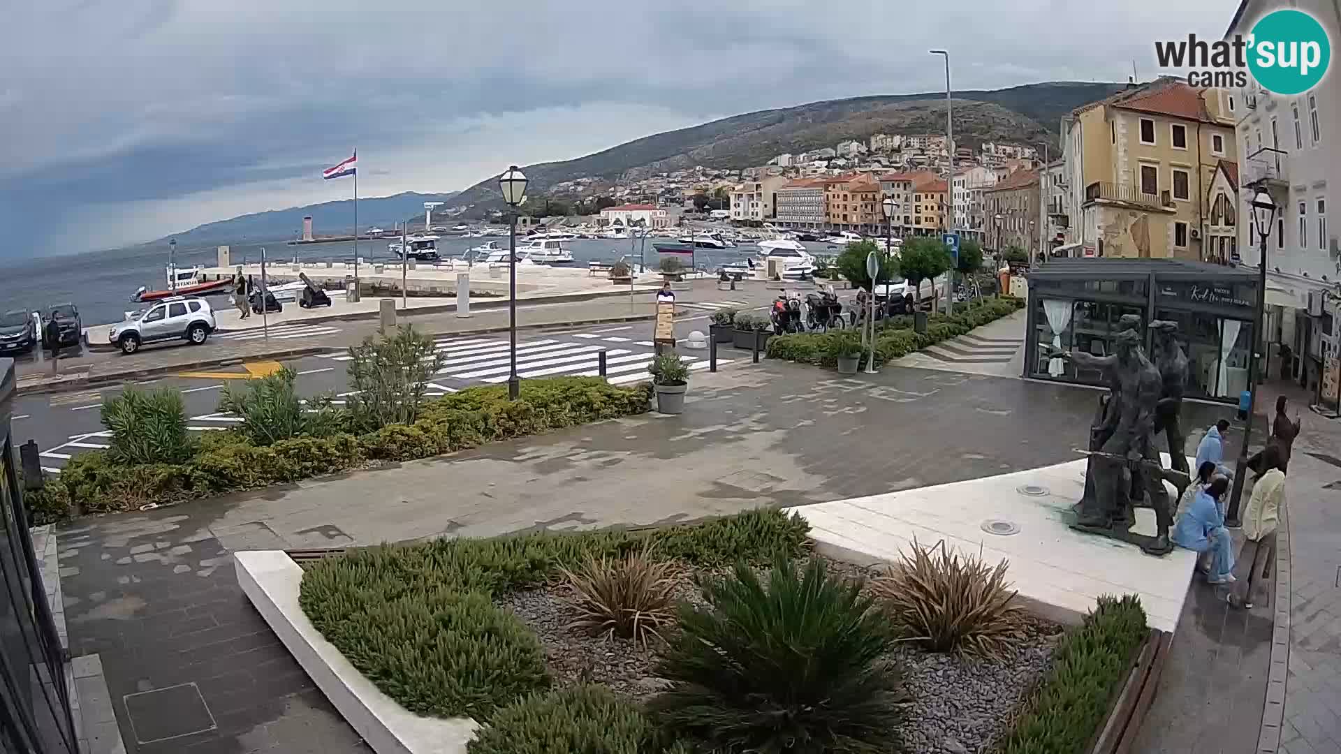 Webcam en vivo Senj riva – paseo marítimo