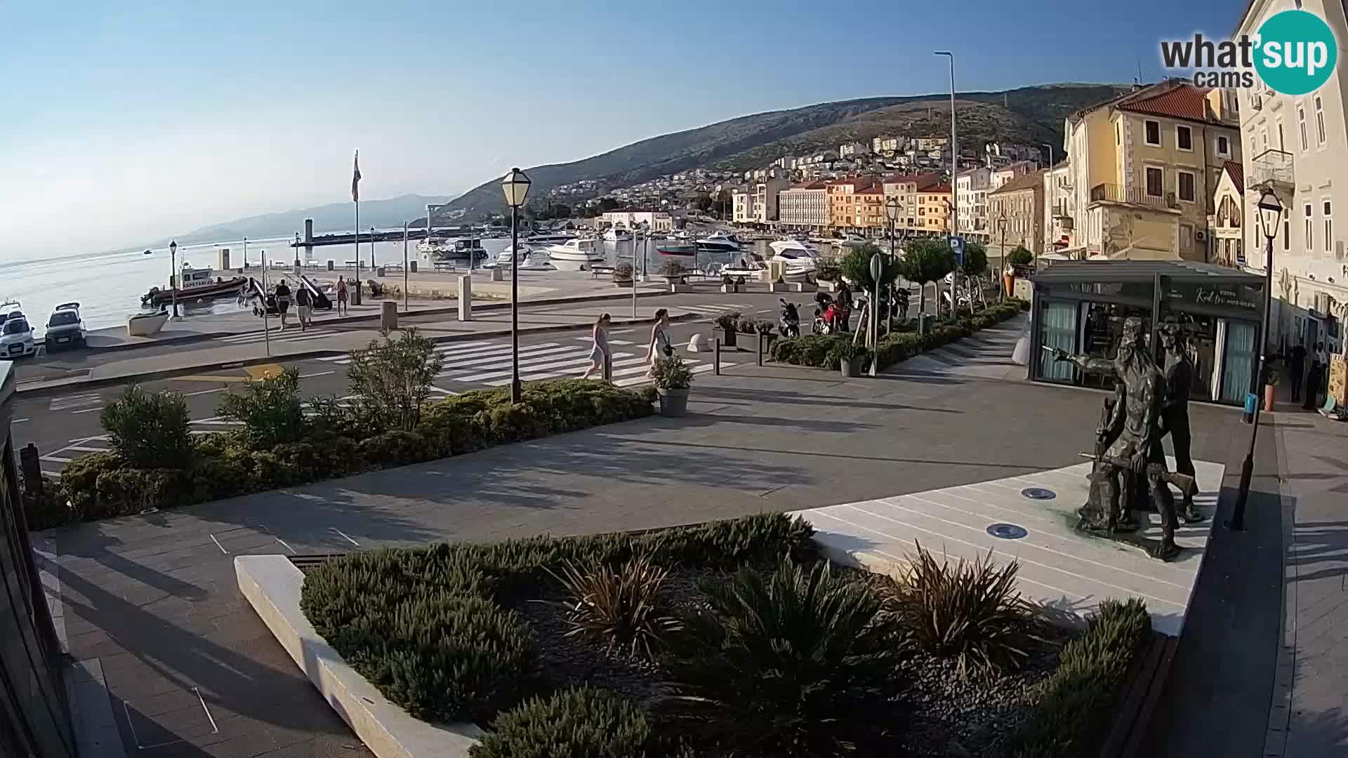 Live webcam Senj riva – seafront – Croatia