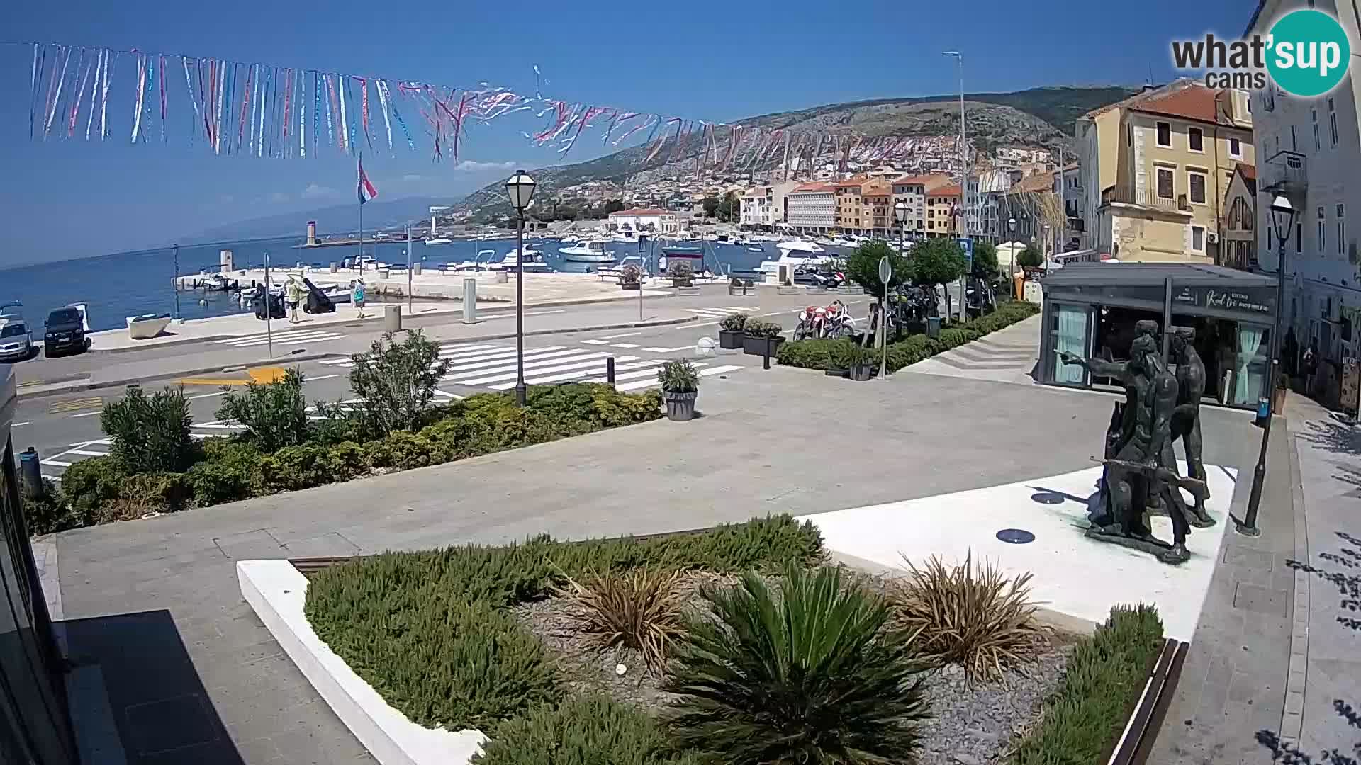 Live-Webcam Senj Riva – direkt am Meer – Kroatien