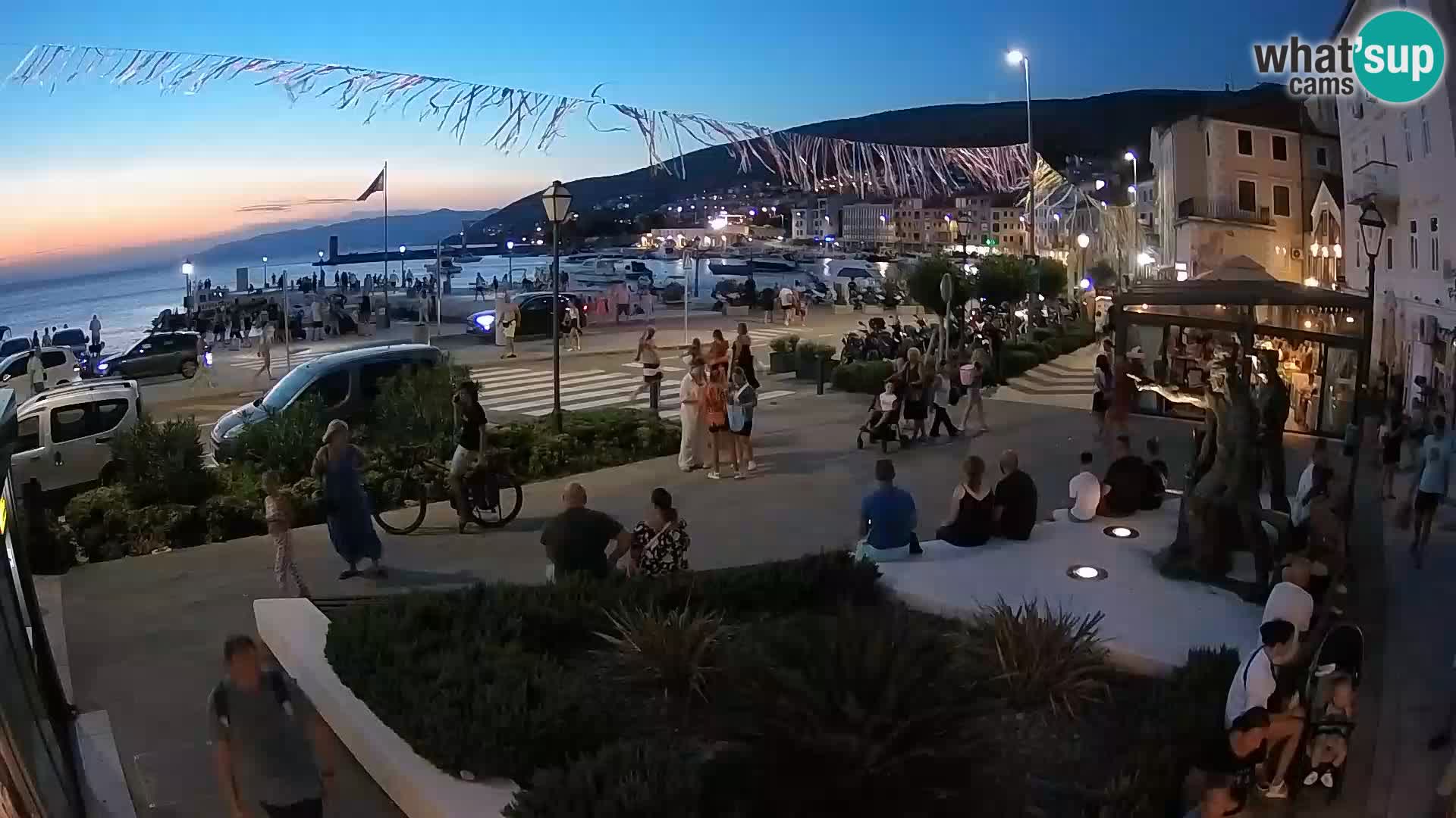 Spletna kamera v živo Senj riva – Hrvaška