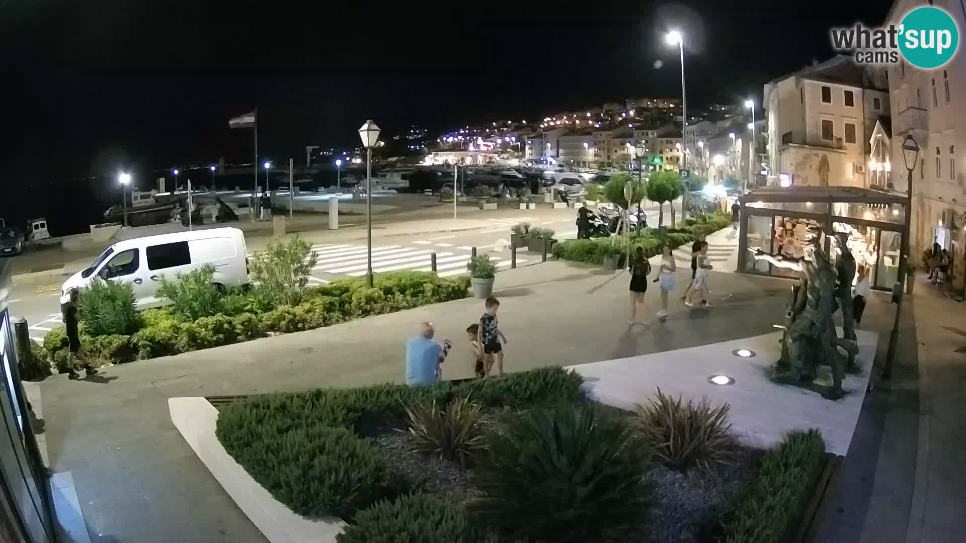 Live webcam Senj riva – fronte mare