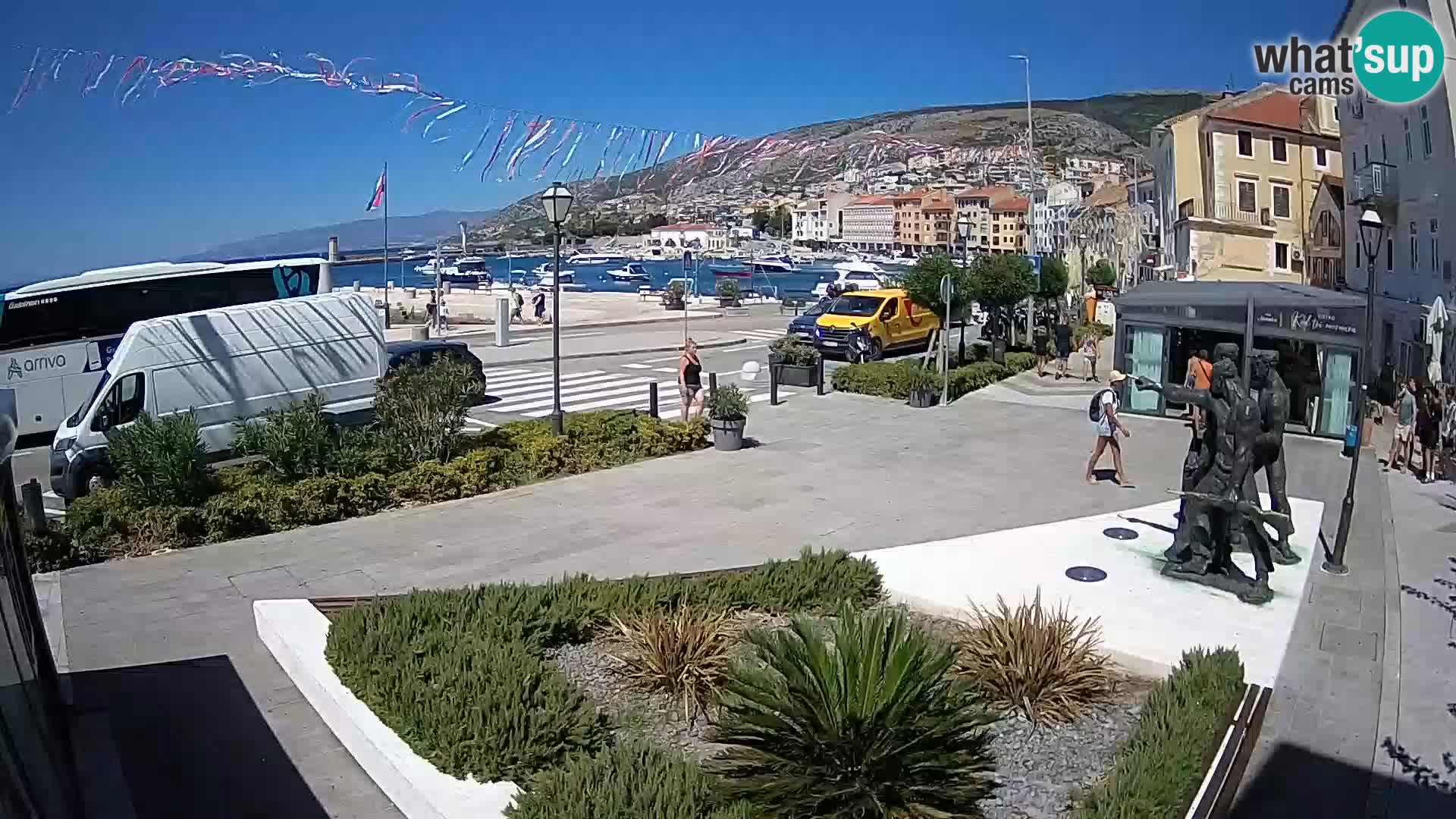 Live webcam Senj riva – fronte mare