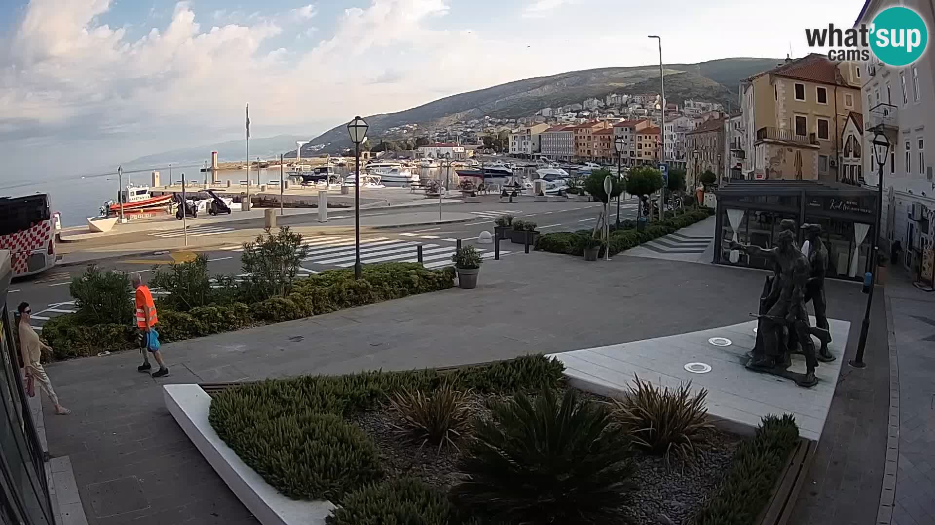Live webcam Senj riva – fronte mare